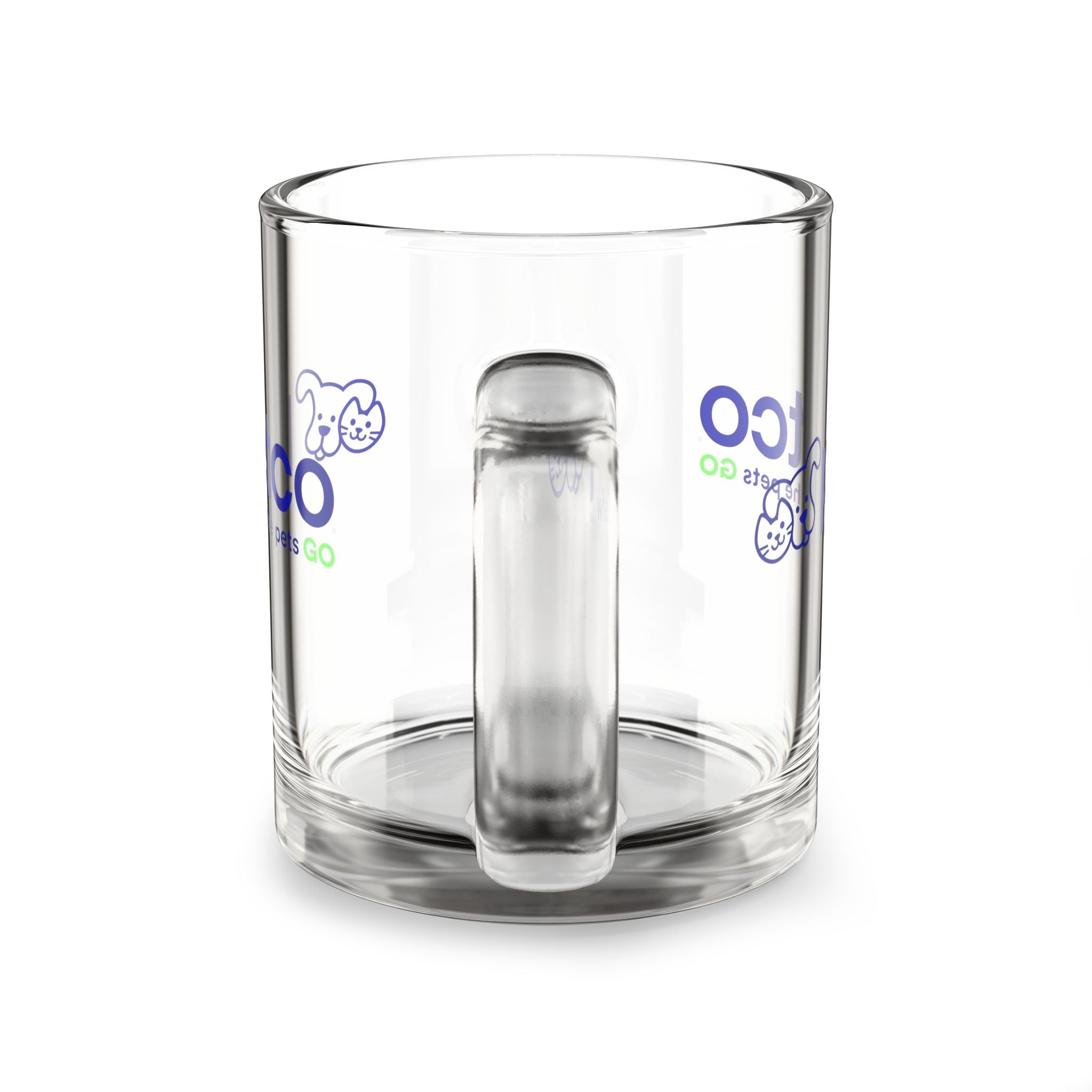 Petco "Where the Pets GO" 10oz Glass Coffee Mug