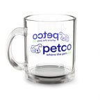 Petco "Where the Pets GO" 10oz Glass Coffee Mug