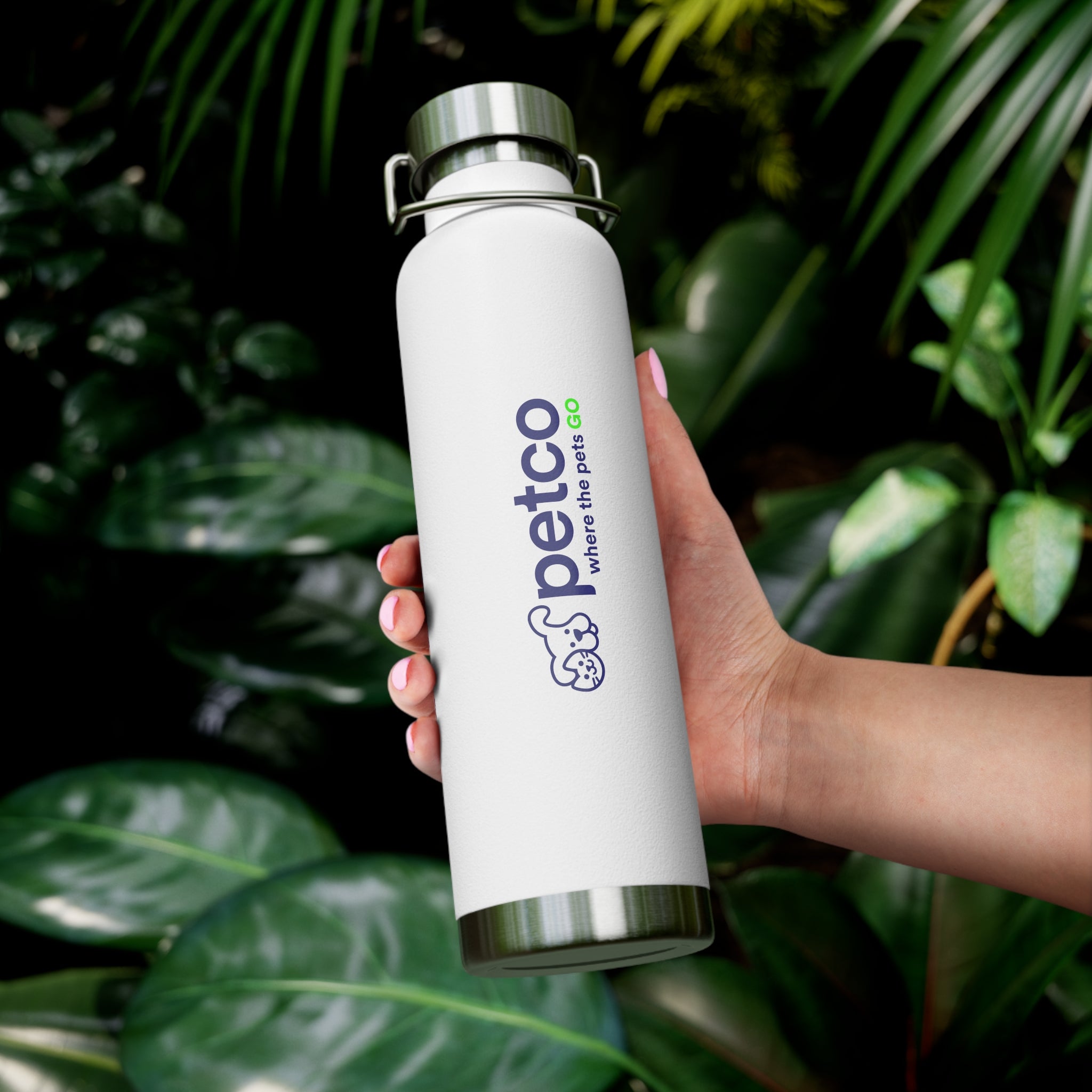 Petco "Where the Pets GO" 22oz Copper Vacuum Insulated Bottle
