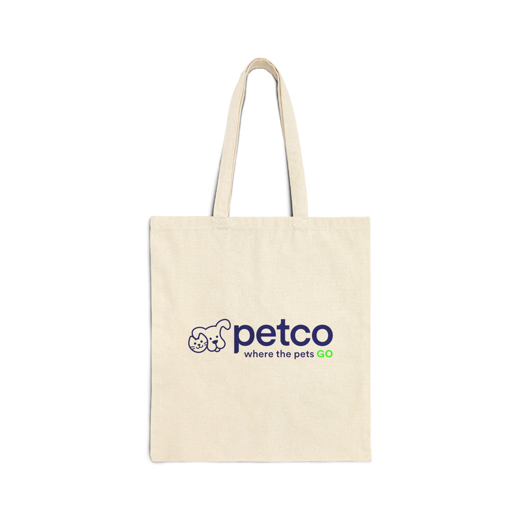 Petco "Where the Pets GO" Cotton Canvas Tote Bag