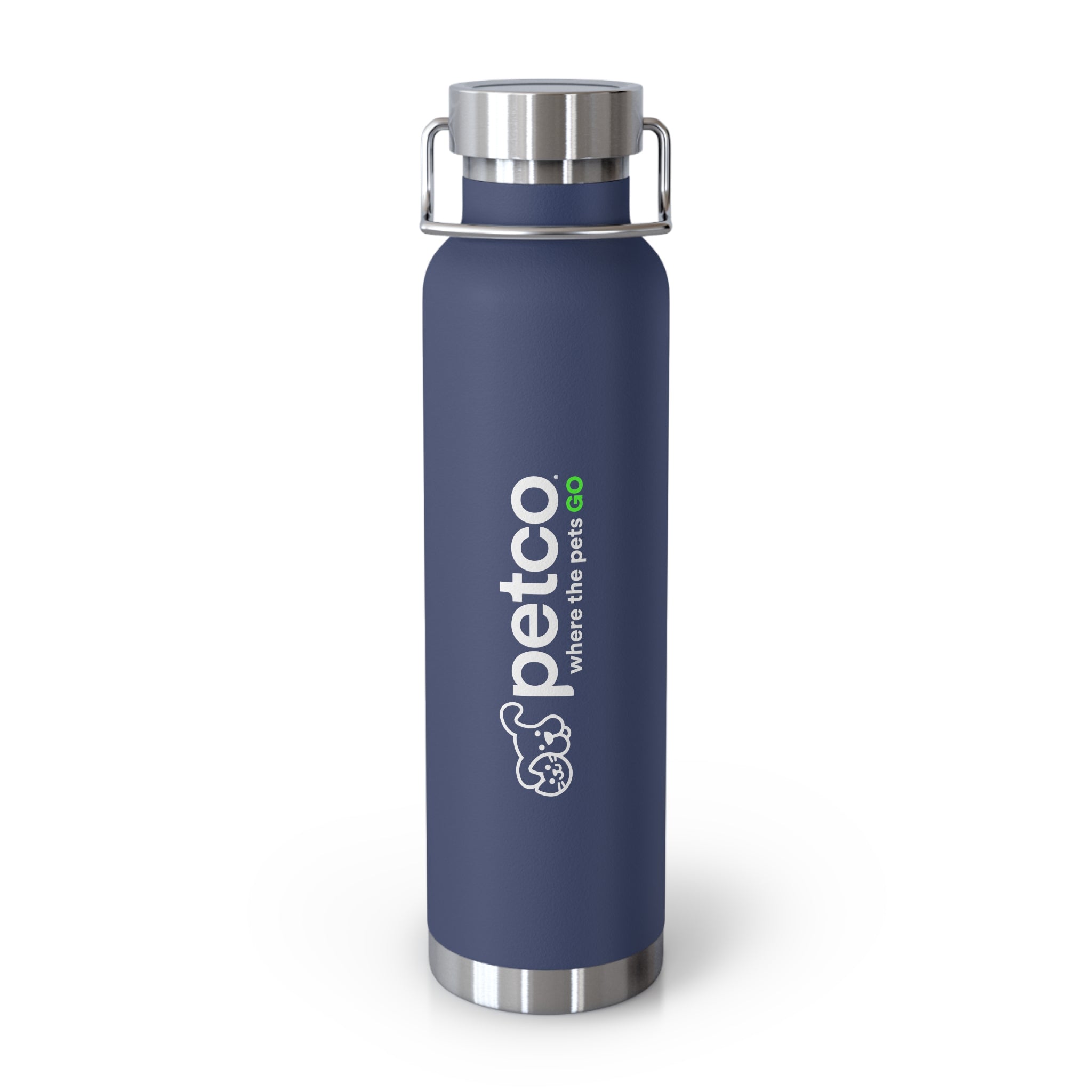 Petco "Where the Pets GO" 22oz Copper Vacuum Insulated Bottle