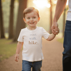 graphic tee | crawl walk hike