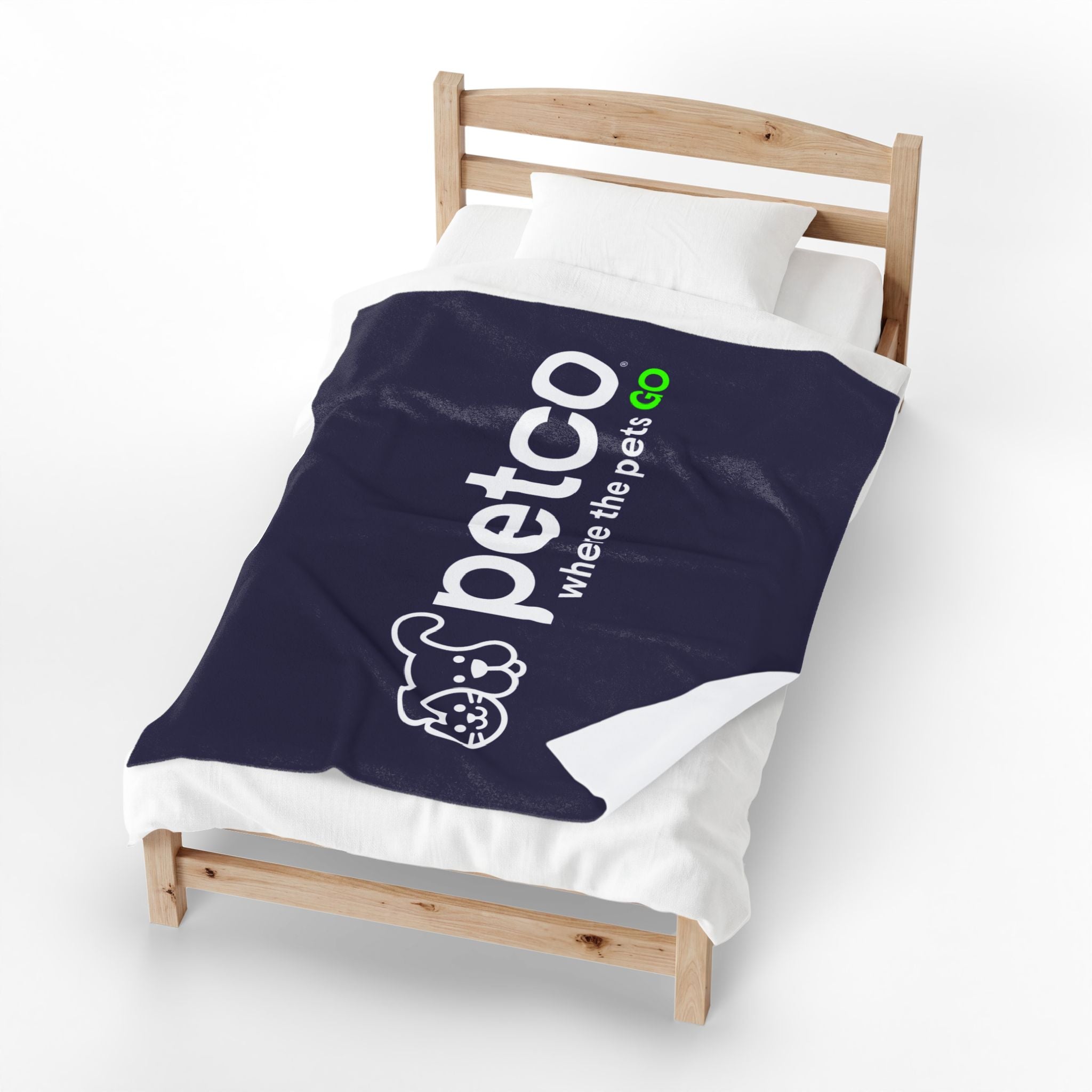 Petco "Where the Pets GO" Velveteen Plush Blanket