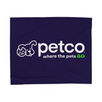 Petco "Where the Pets GO" Velveteen Plush Blanket