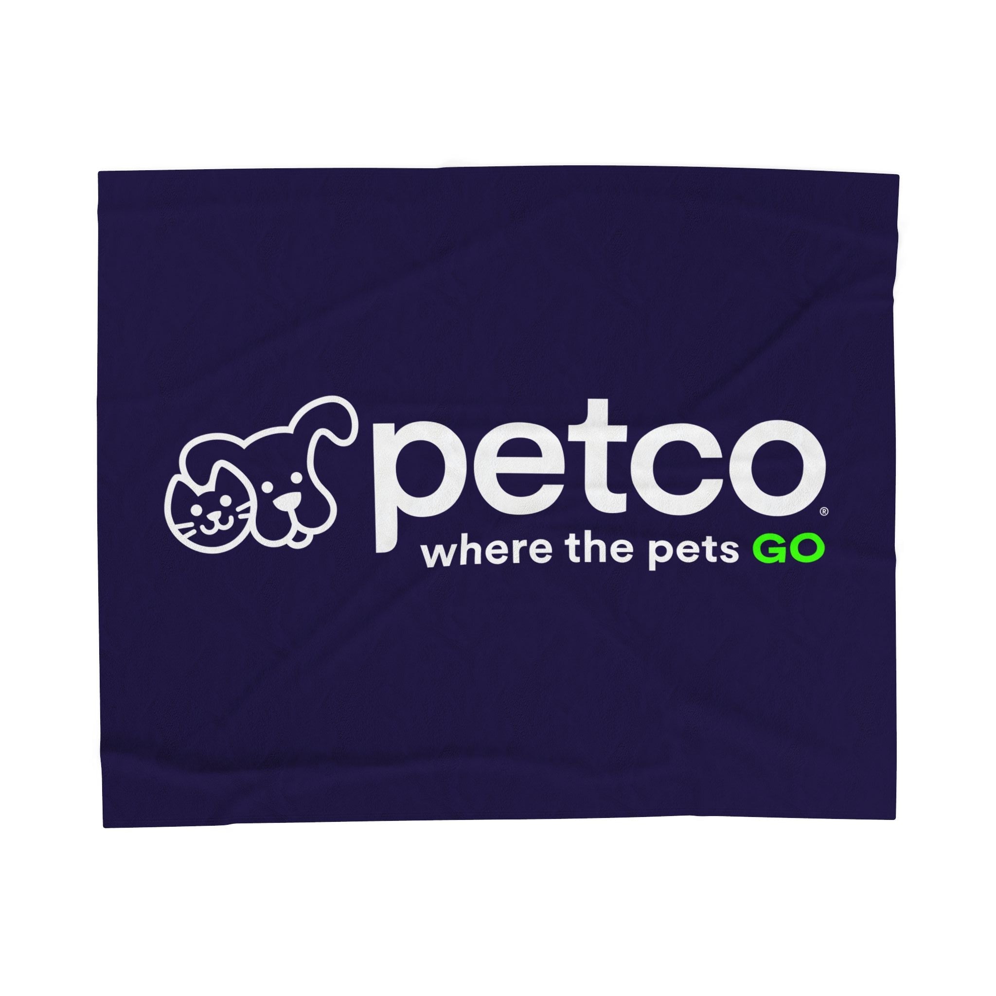 Petco "Where the Pets GO" Velveteen Plush Blanket
