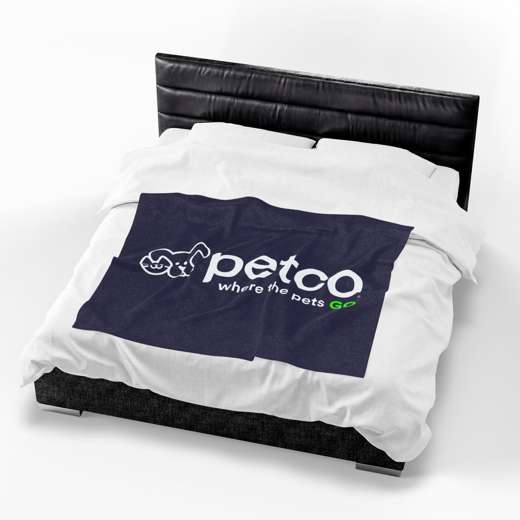 Petco "Where the Pets GO" Velveteen Plush Blanket