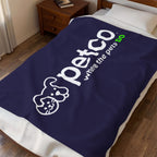 Petco "Where the Pets GO" Velveteen Plush Blanket