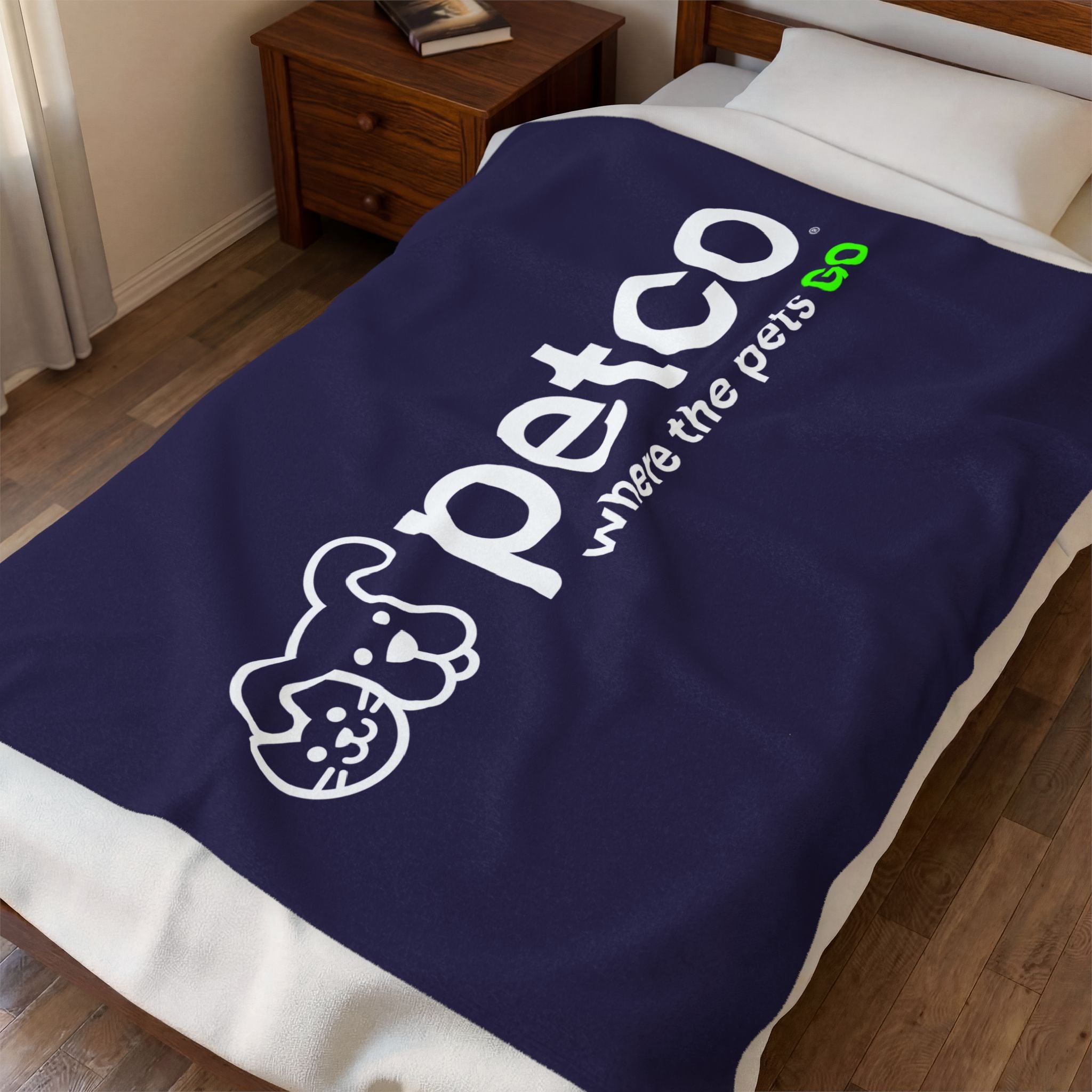 Petco "Where the Pets GO" Velveteen Plush Blanket