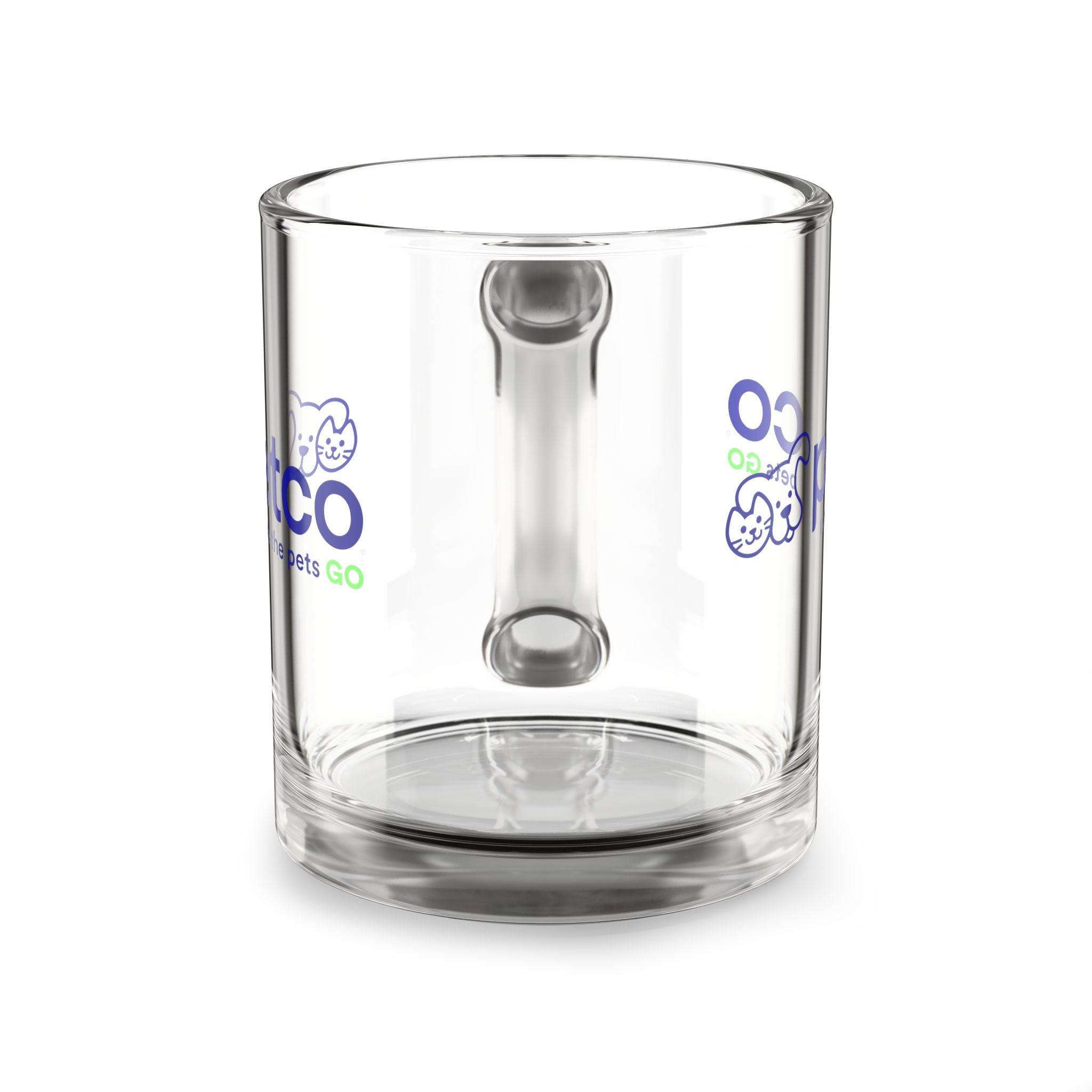 Petco "Where the Pets GO" 10oz Glass Coffee Mug