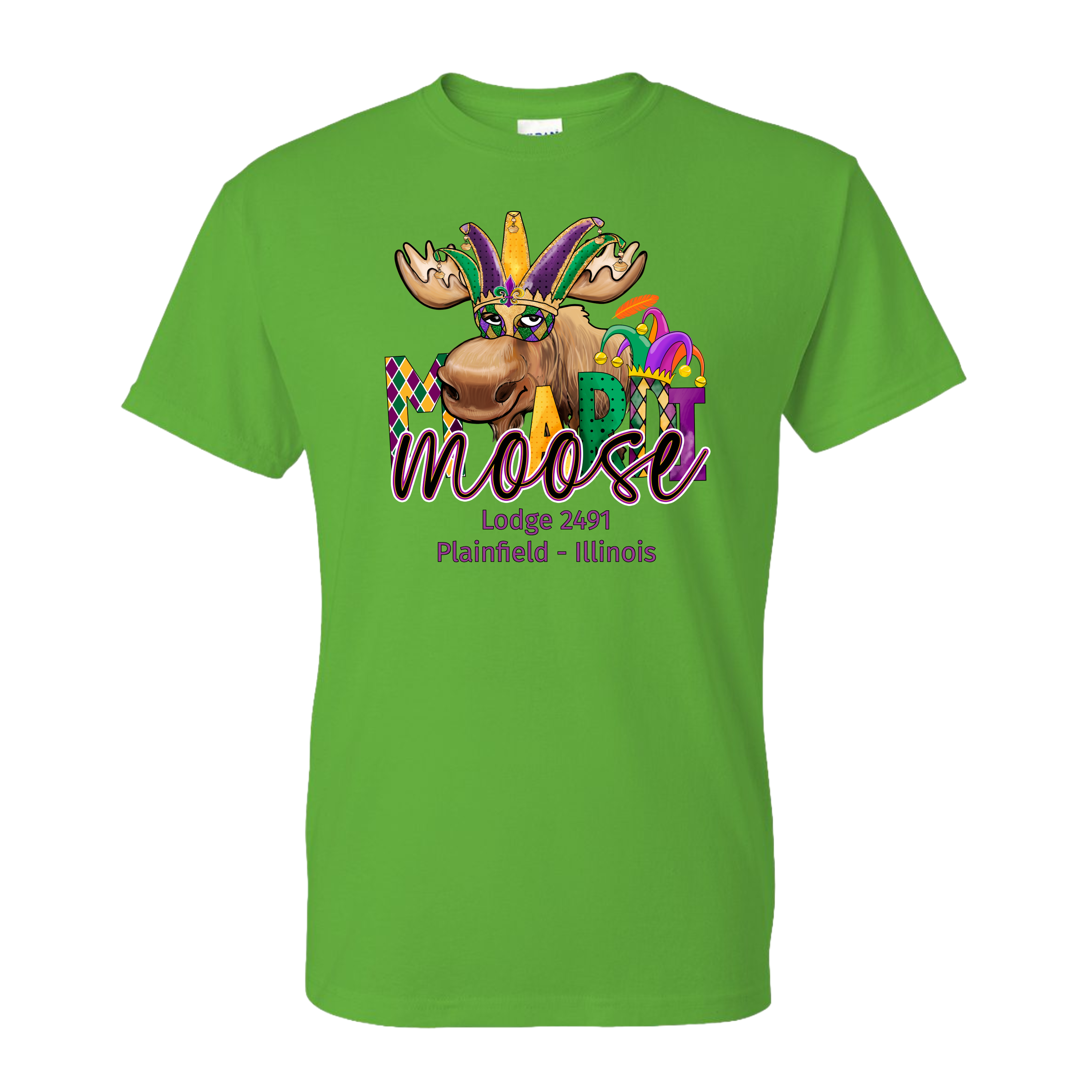 Lodge 2491 - Mardi Moose T-Shirt