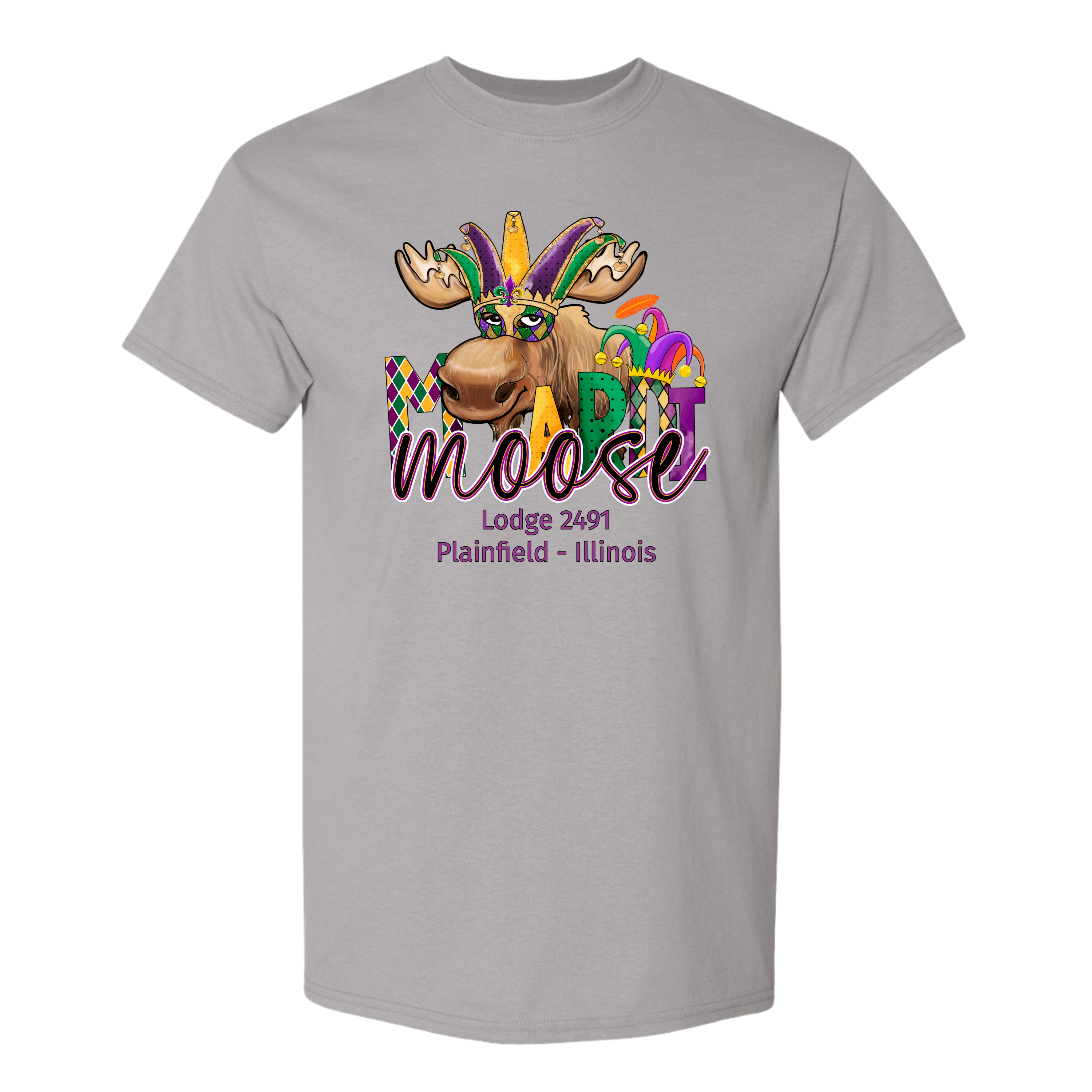 Lodge 2491 - Mardi Moose T-Shirt
