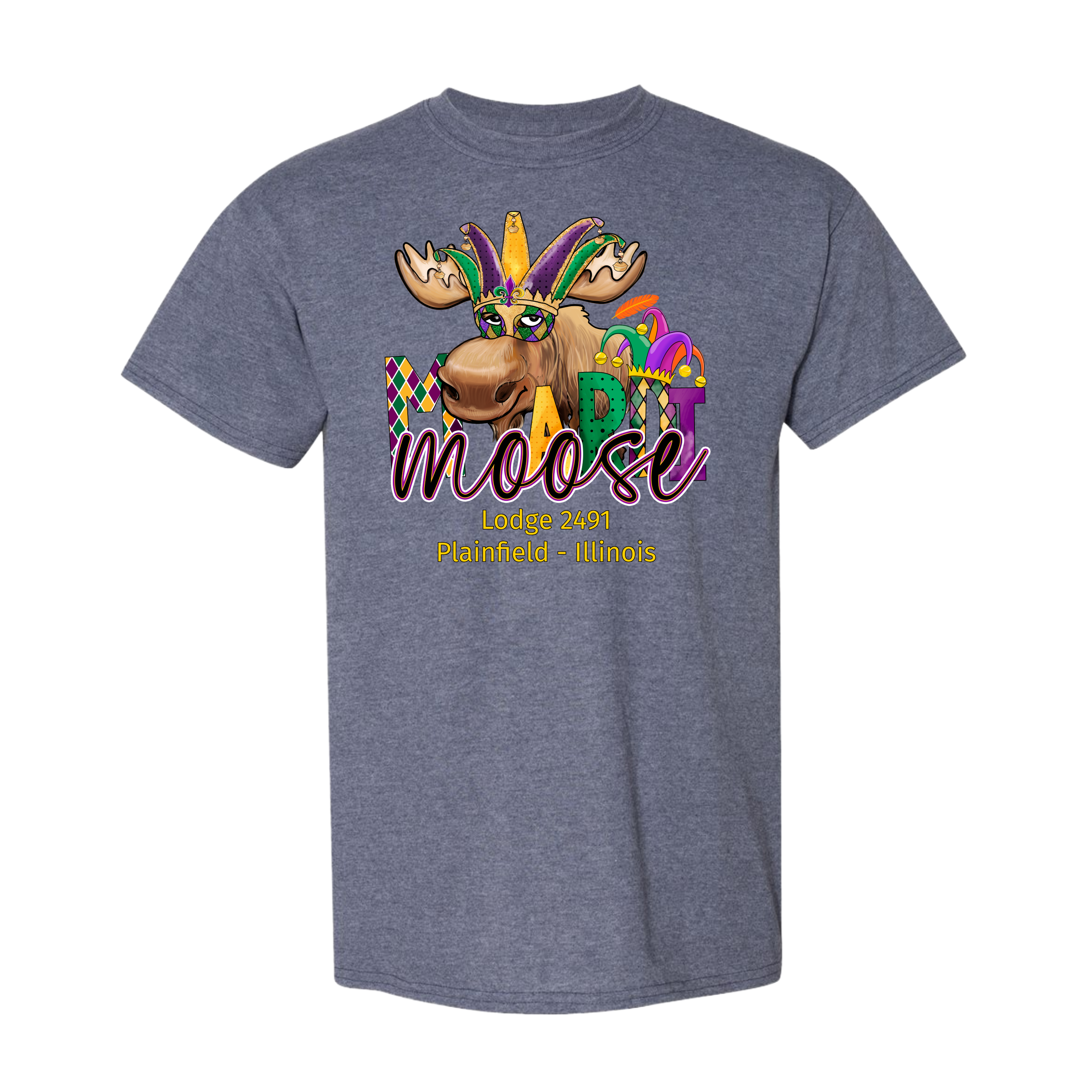 Lodge 2491 - Mardi Moose T-Shirt