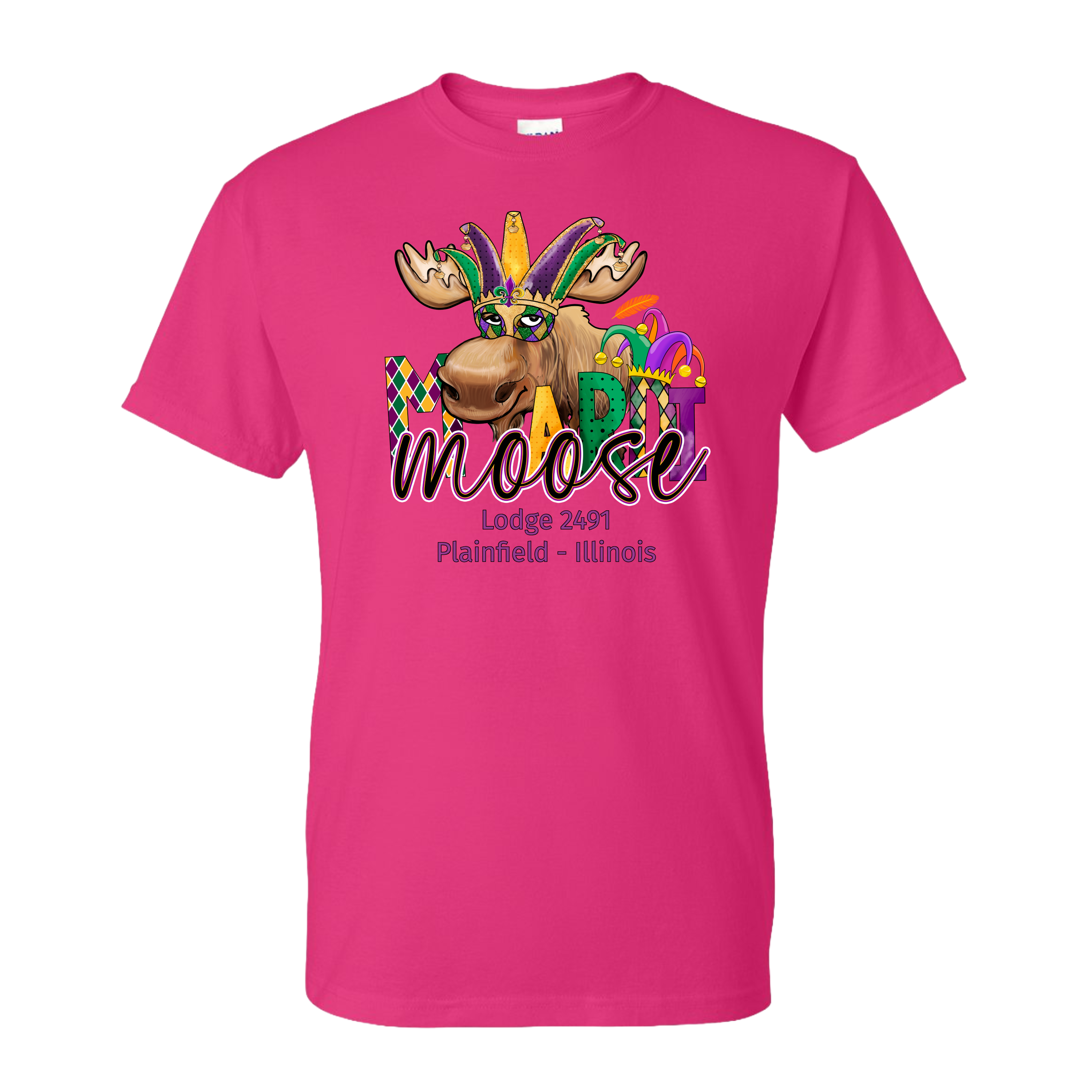 Lodge 2491 - Mardi Moose T-Shirt