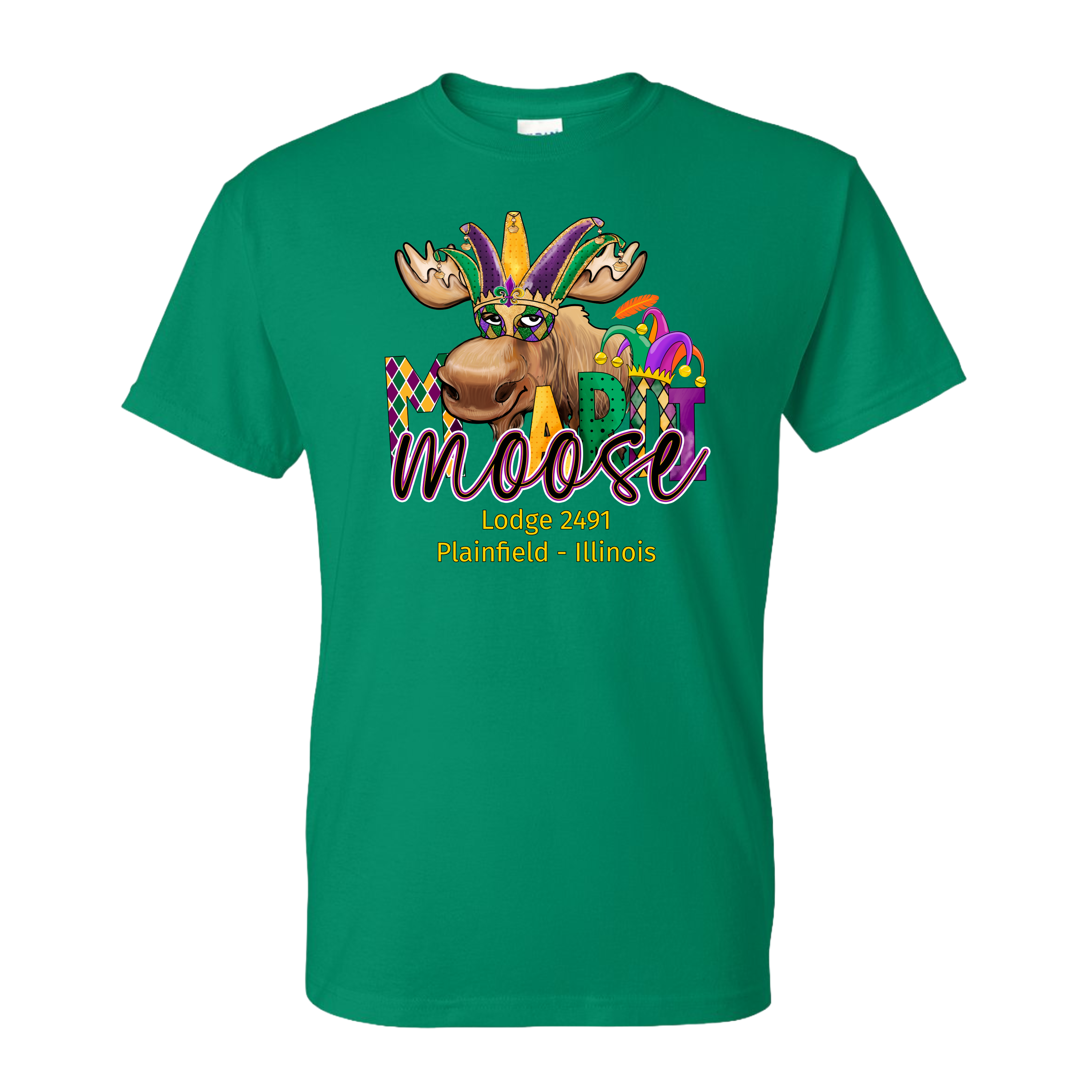 Lodge 2491 - Mardi Moose T-Shirt