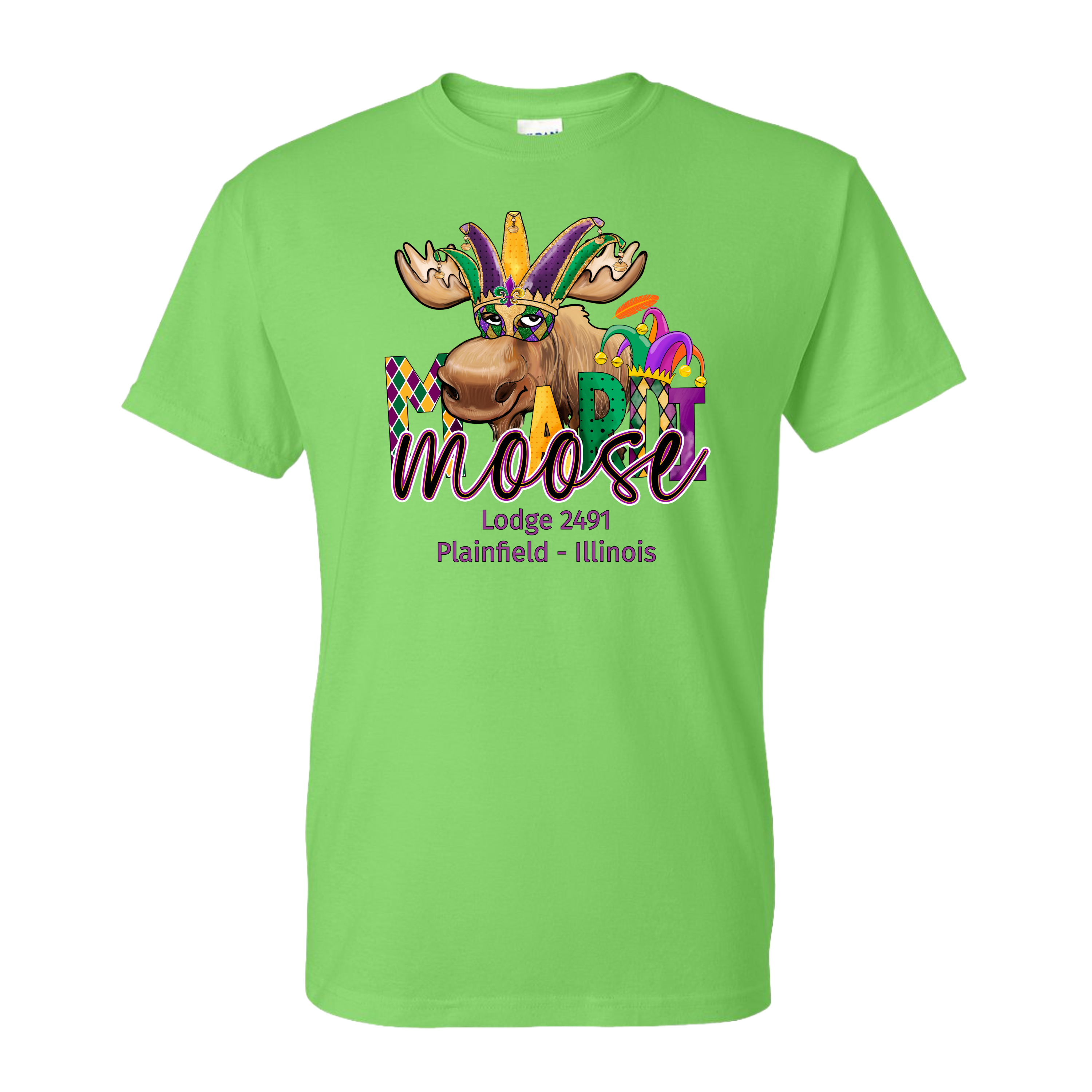 Lodge 2491 - Mardi Moose T-Shirt