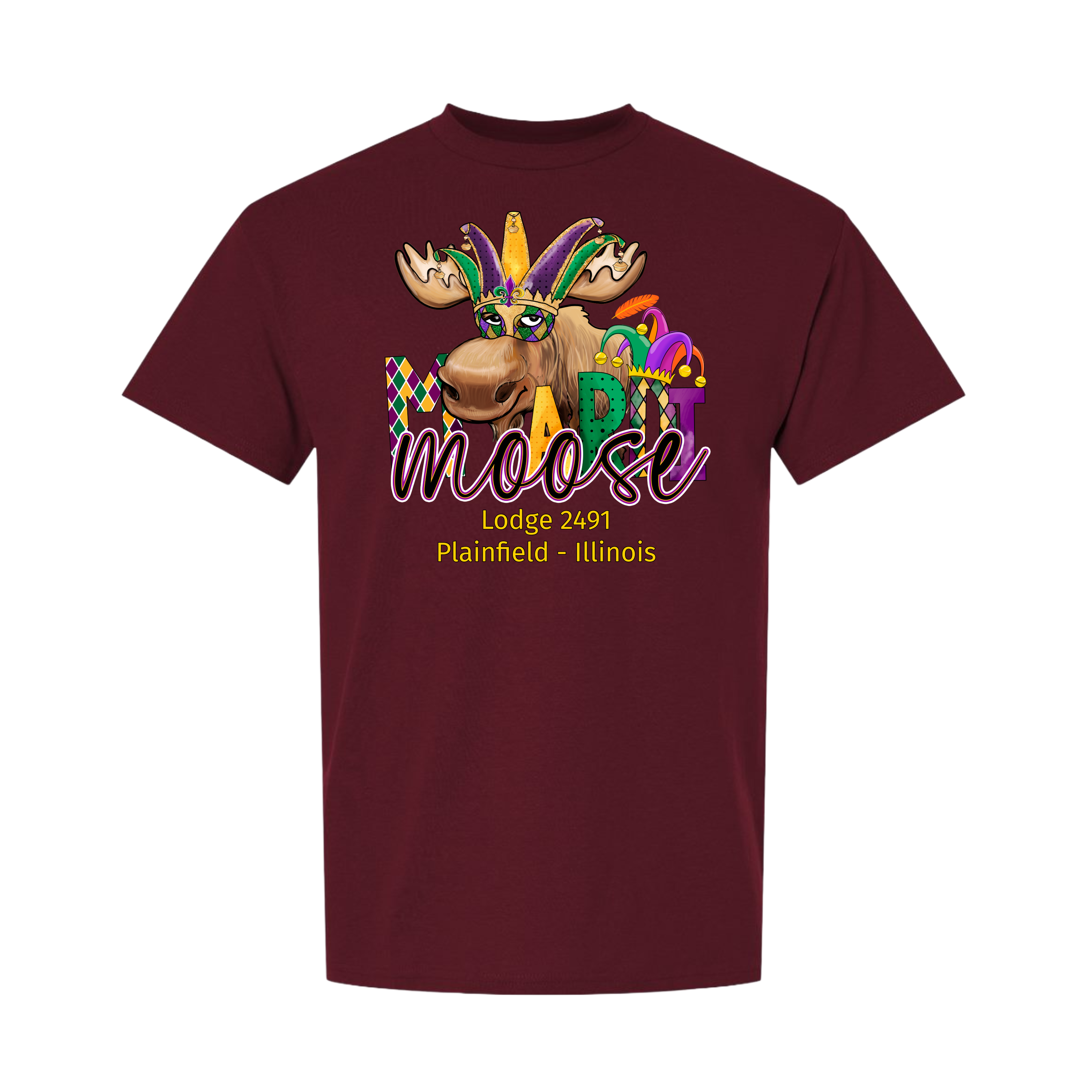 Lodge 2491 - Mardi Moose T-Shirt