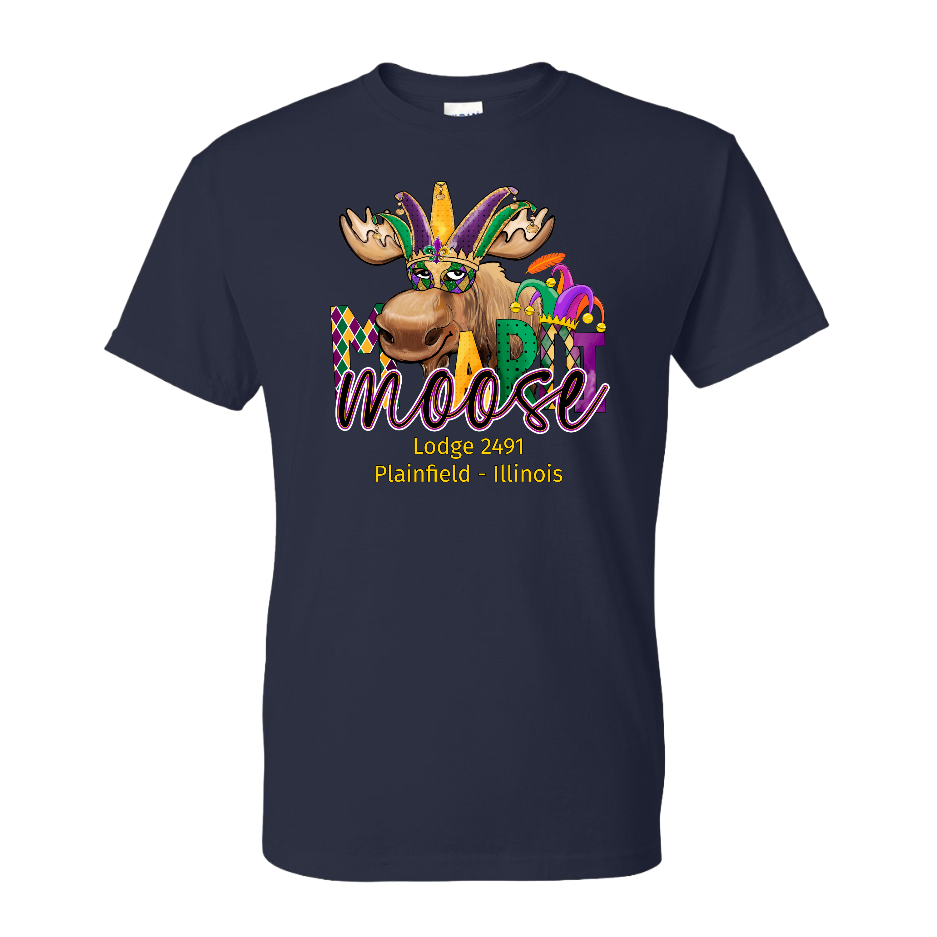 Lodge 2491 - Mardi Moose T-Shirt