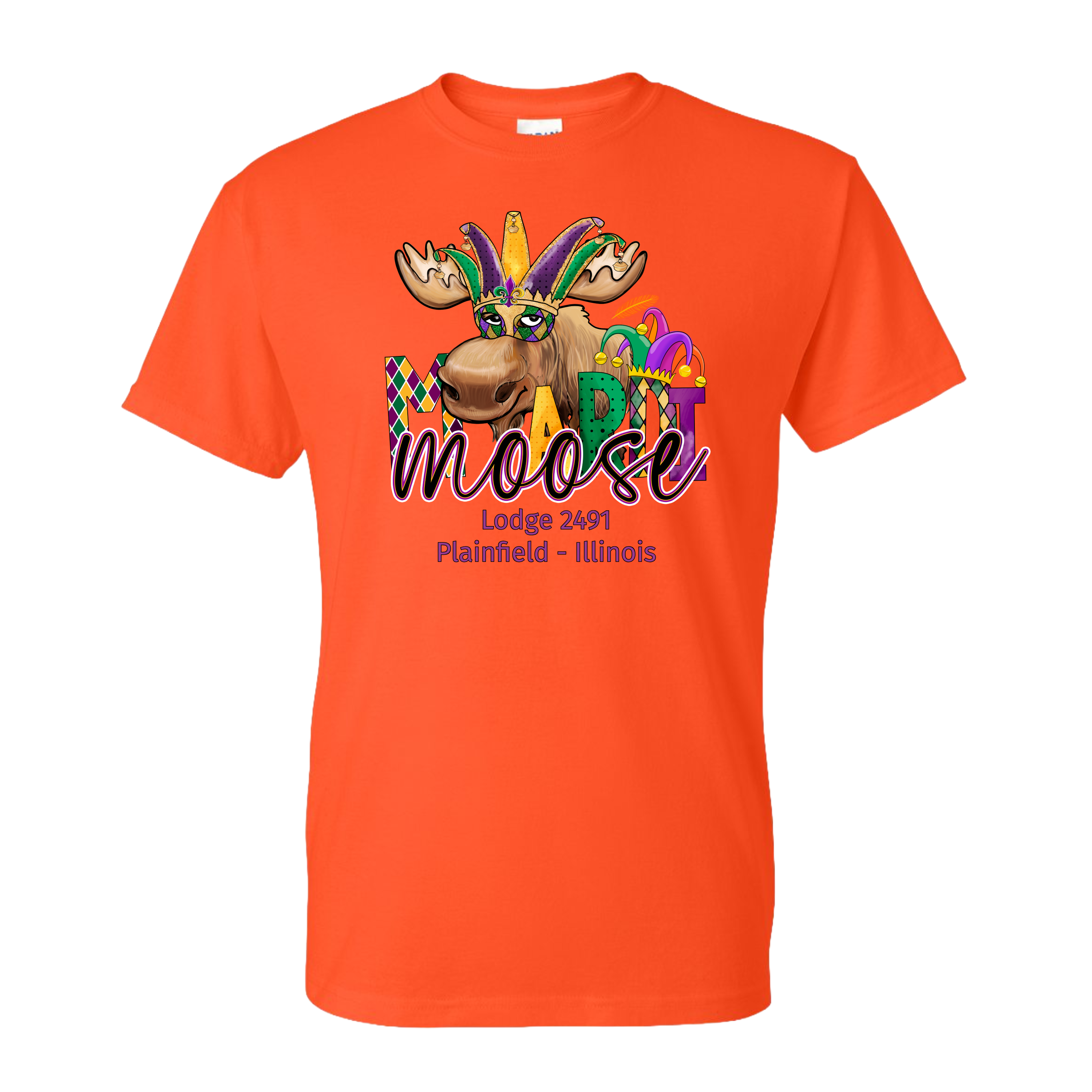 Lodge 2491 - Mardi Moose T-Shirt