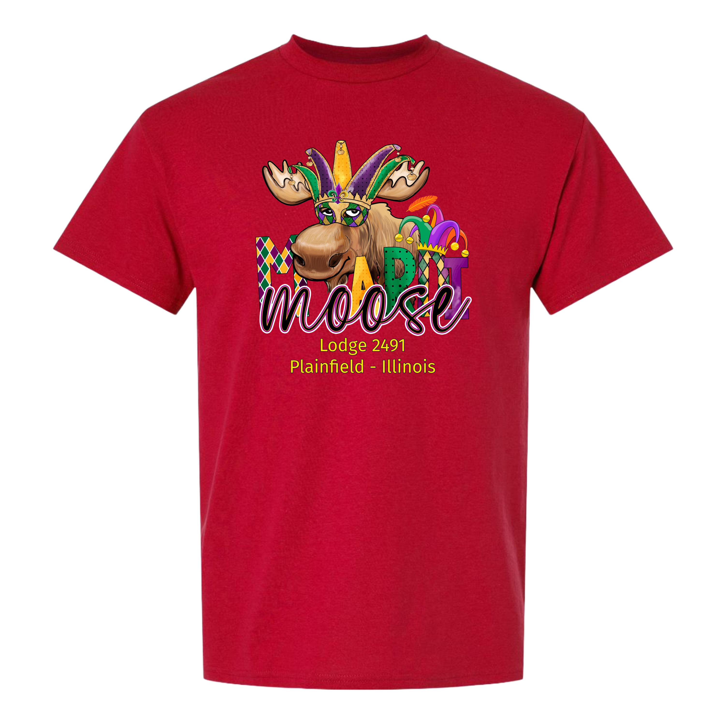 Lodge 2491 - Mardi Moose T-Shirt