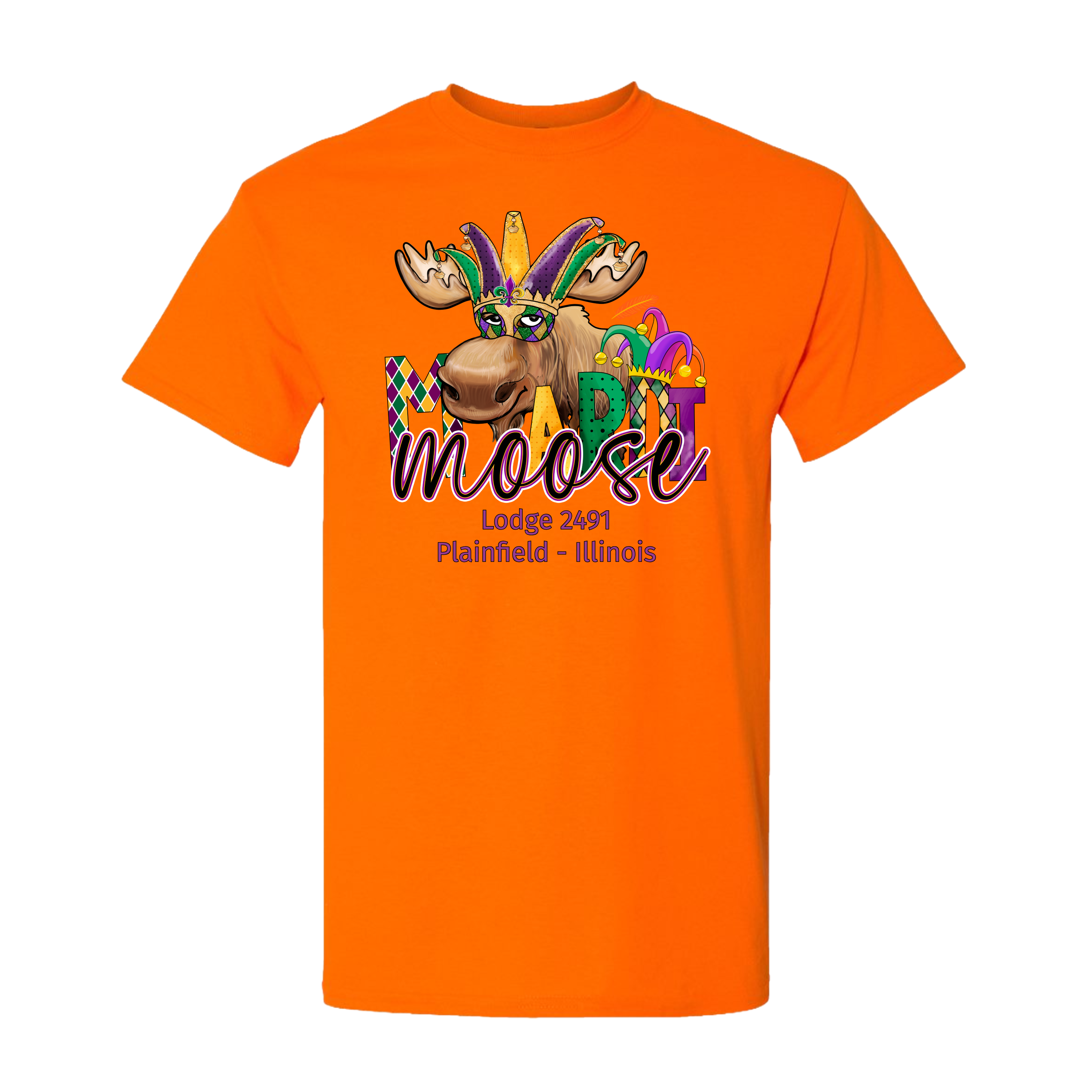 Lodge 2491 - Mardi Moose T-Shirt