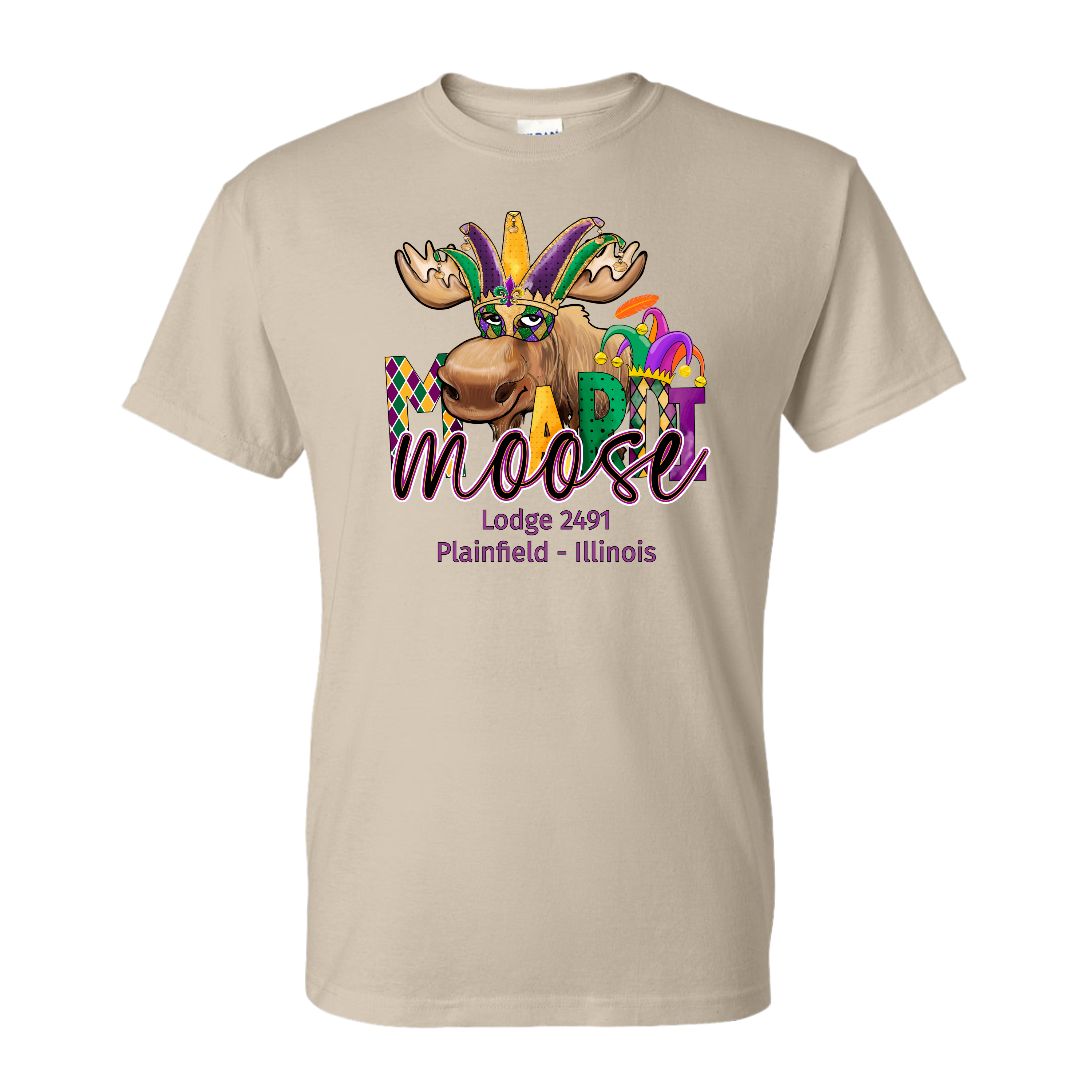 Lodge 2491 - Mardi Moose T-Shirt