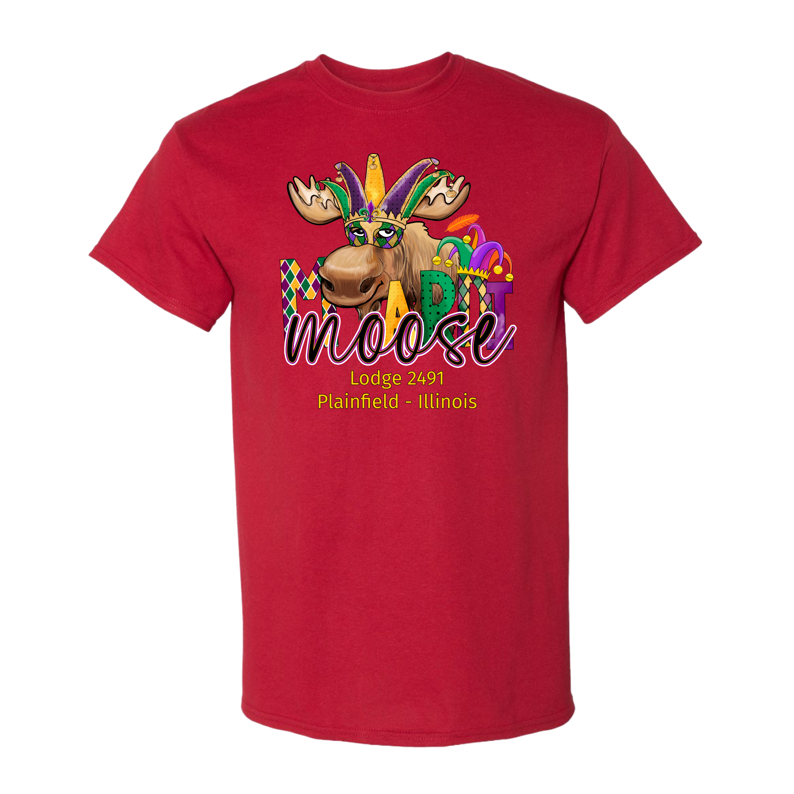 Lodge 2491 - Mardi Moose T-Shirt