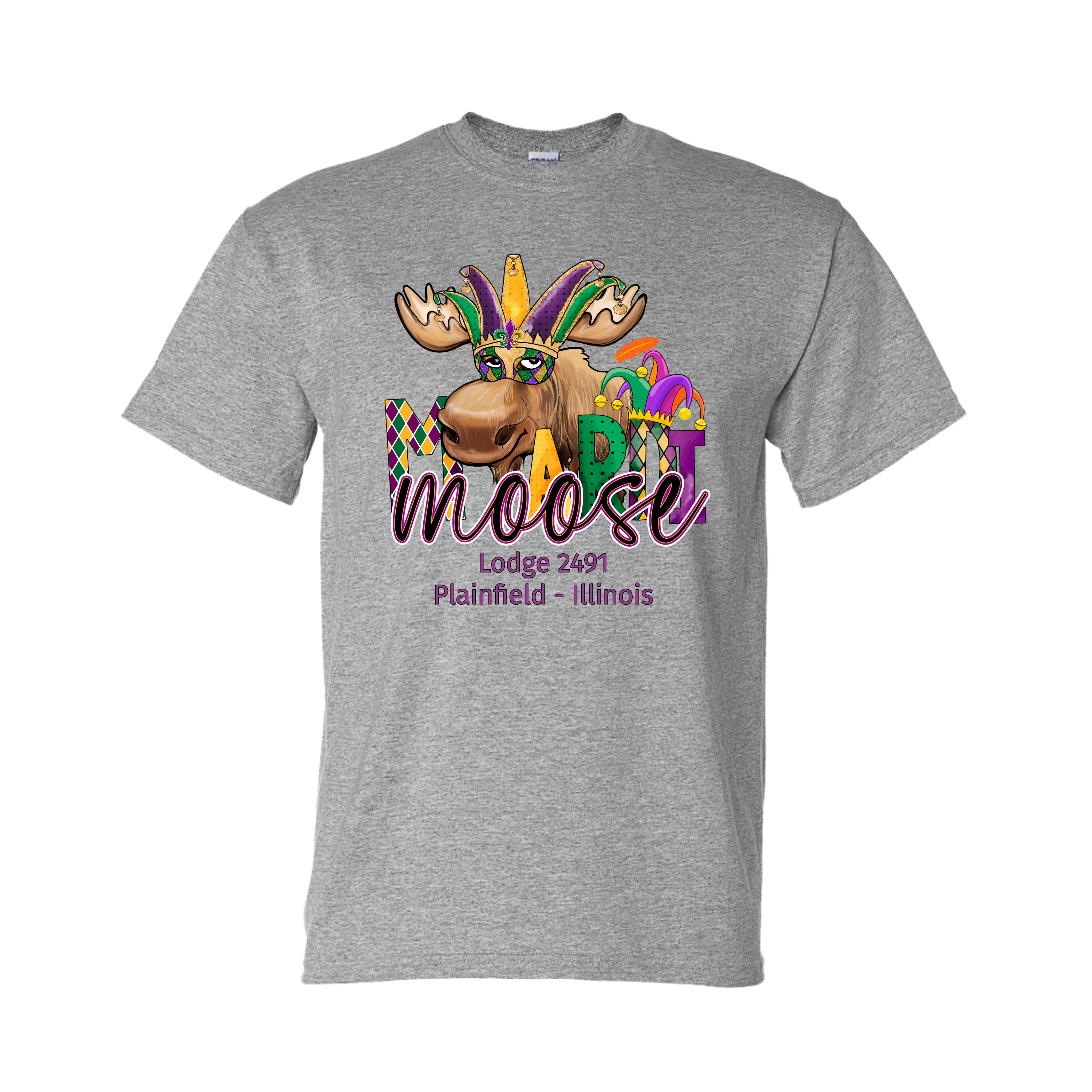 Lodge 2491 - Mardi Moose T-Shirt