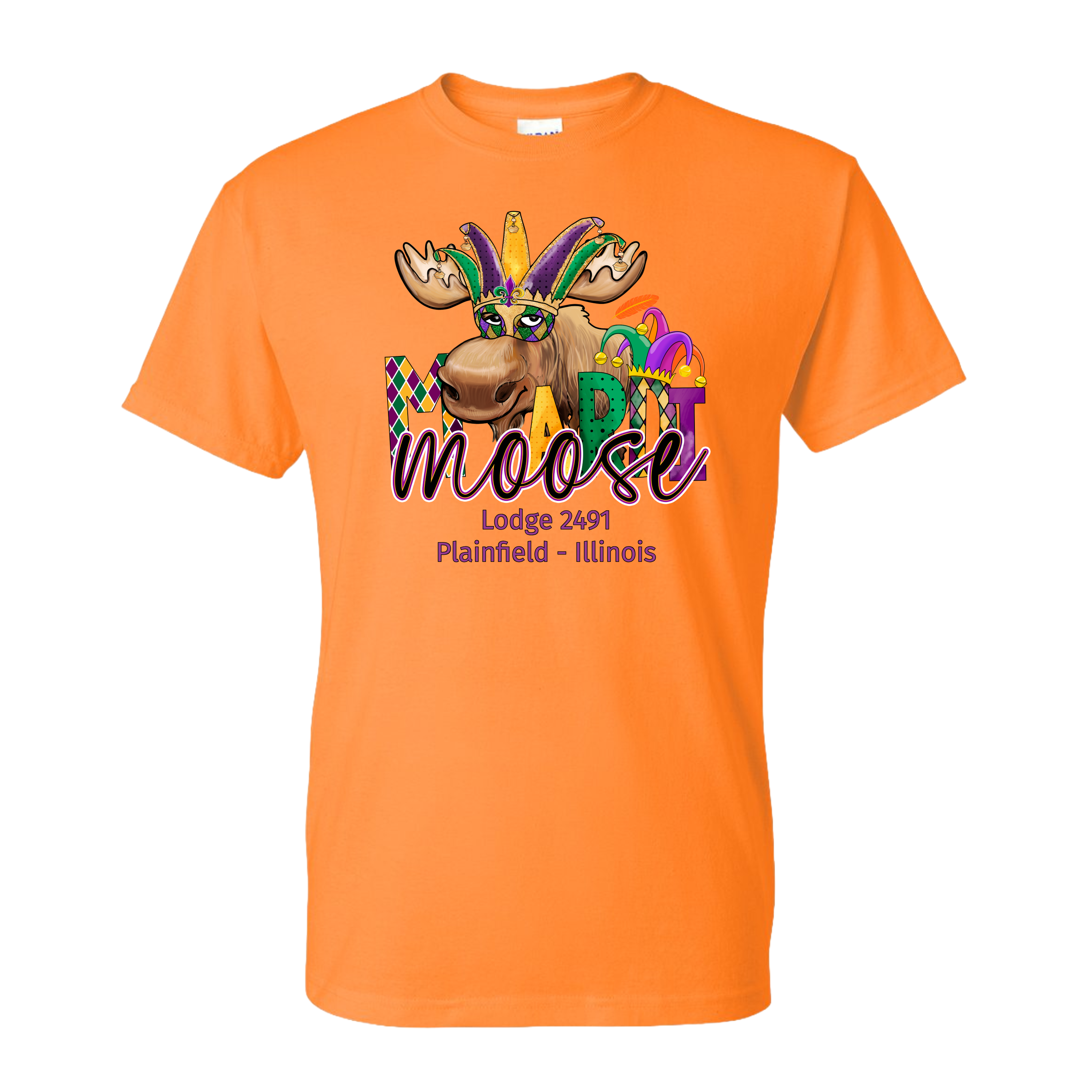 Lodge 2491 - Mardi Moose T-Shirt