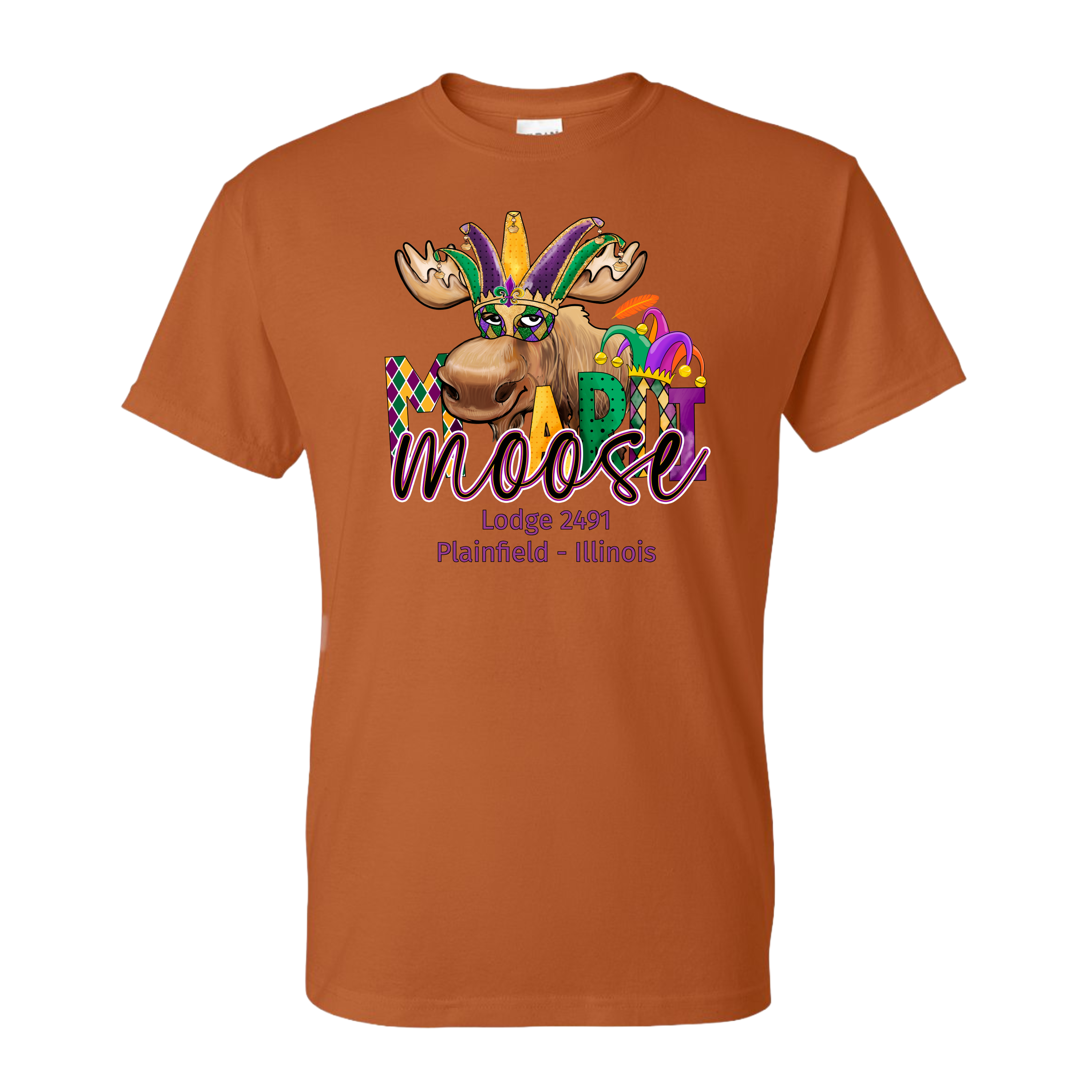 Lodge 2491 - Mardi Moose T-Shirt