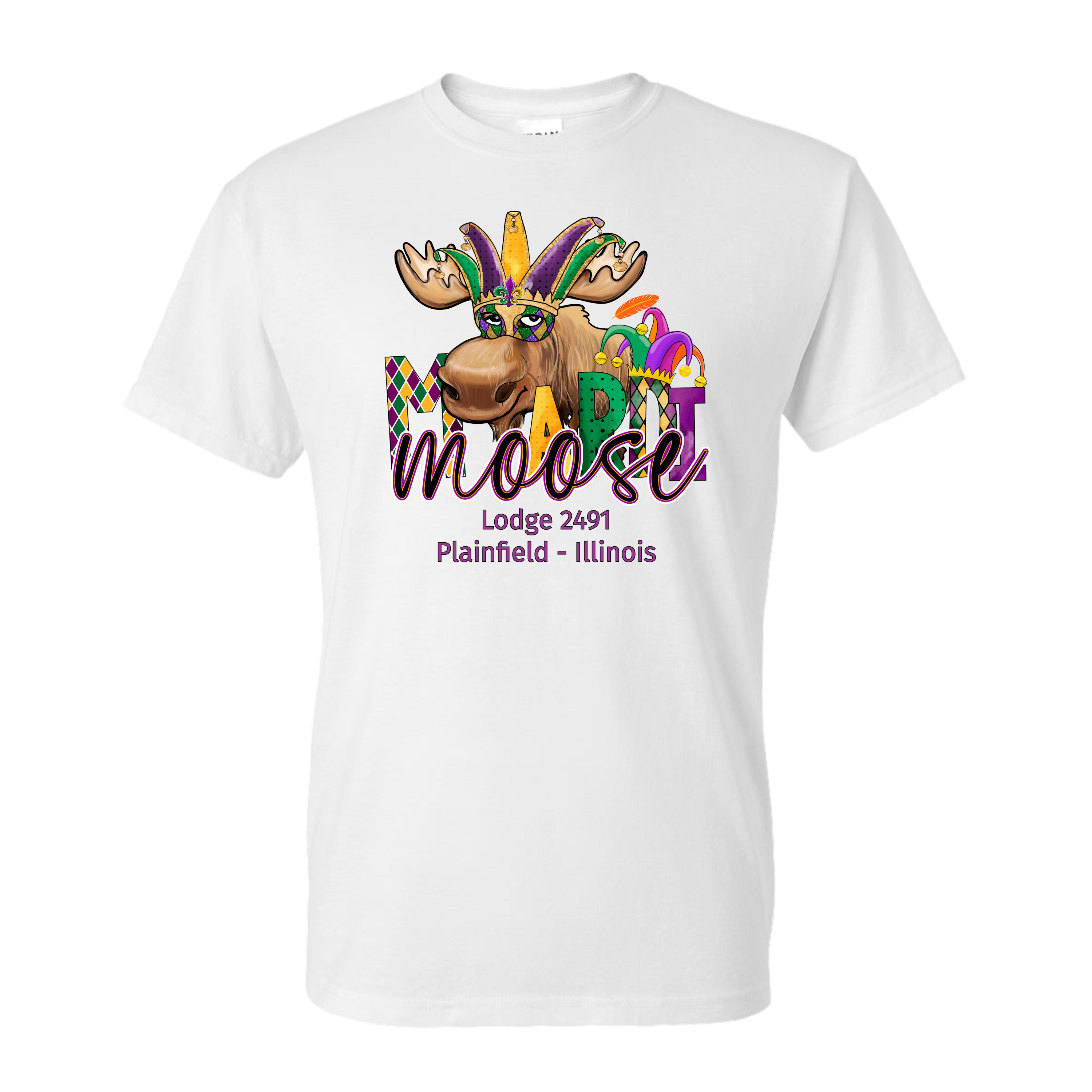 Lodge 2491 - Mardi Moose T-Shirt