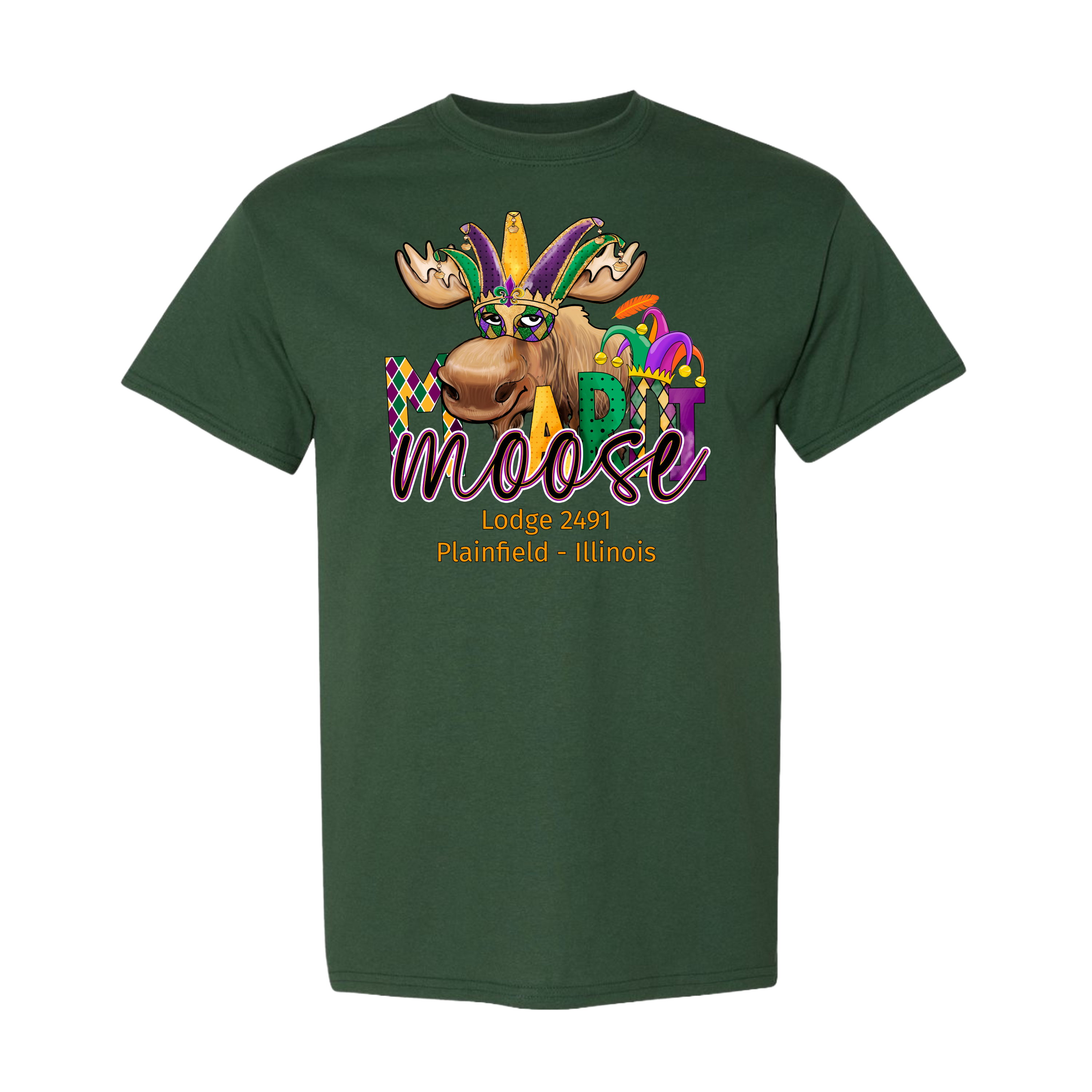 Lodge 2491 - Mardi Moose T-Shirt