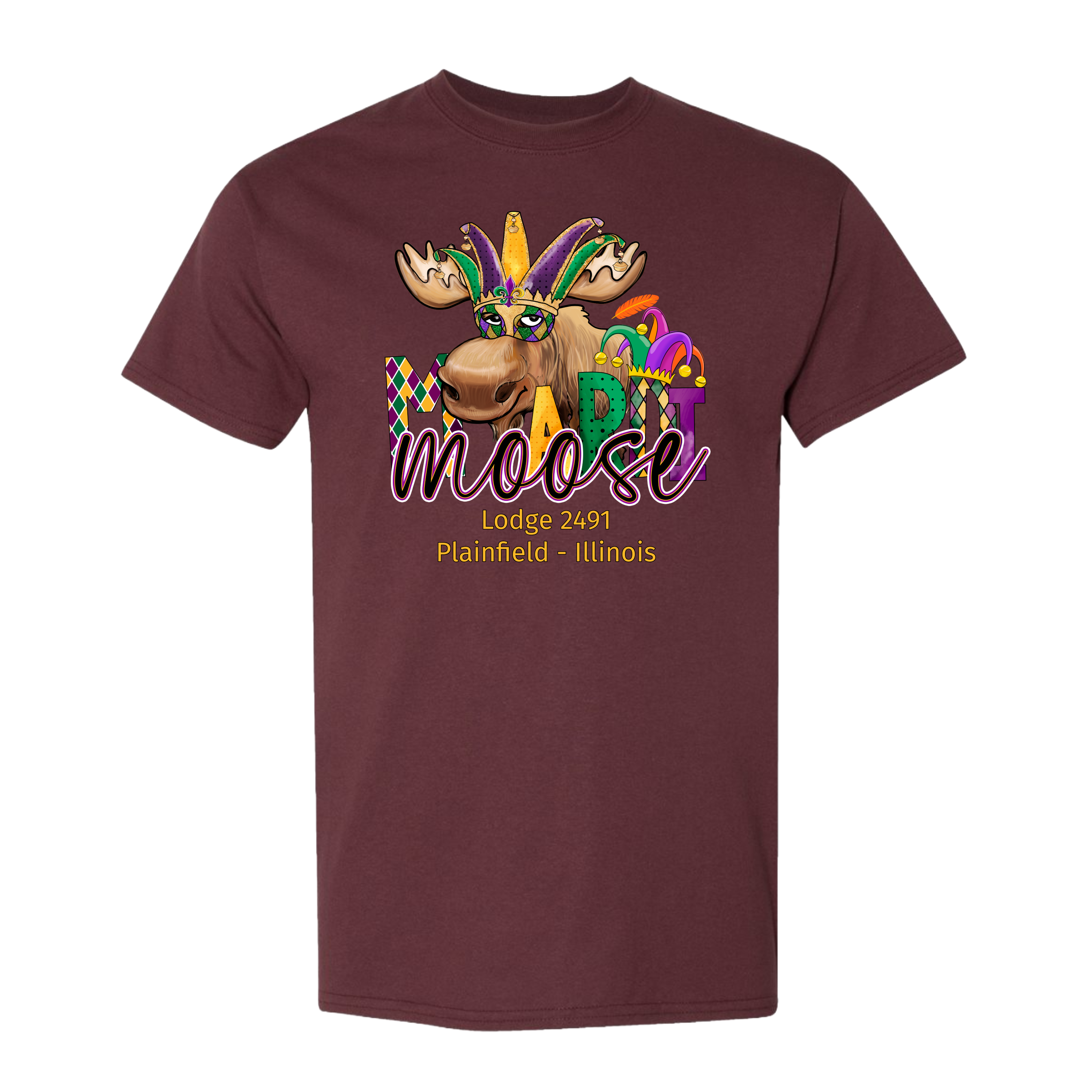 Lodge 2491 - Mardi Moose T-Shirt