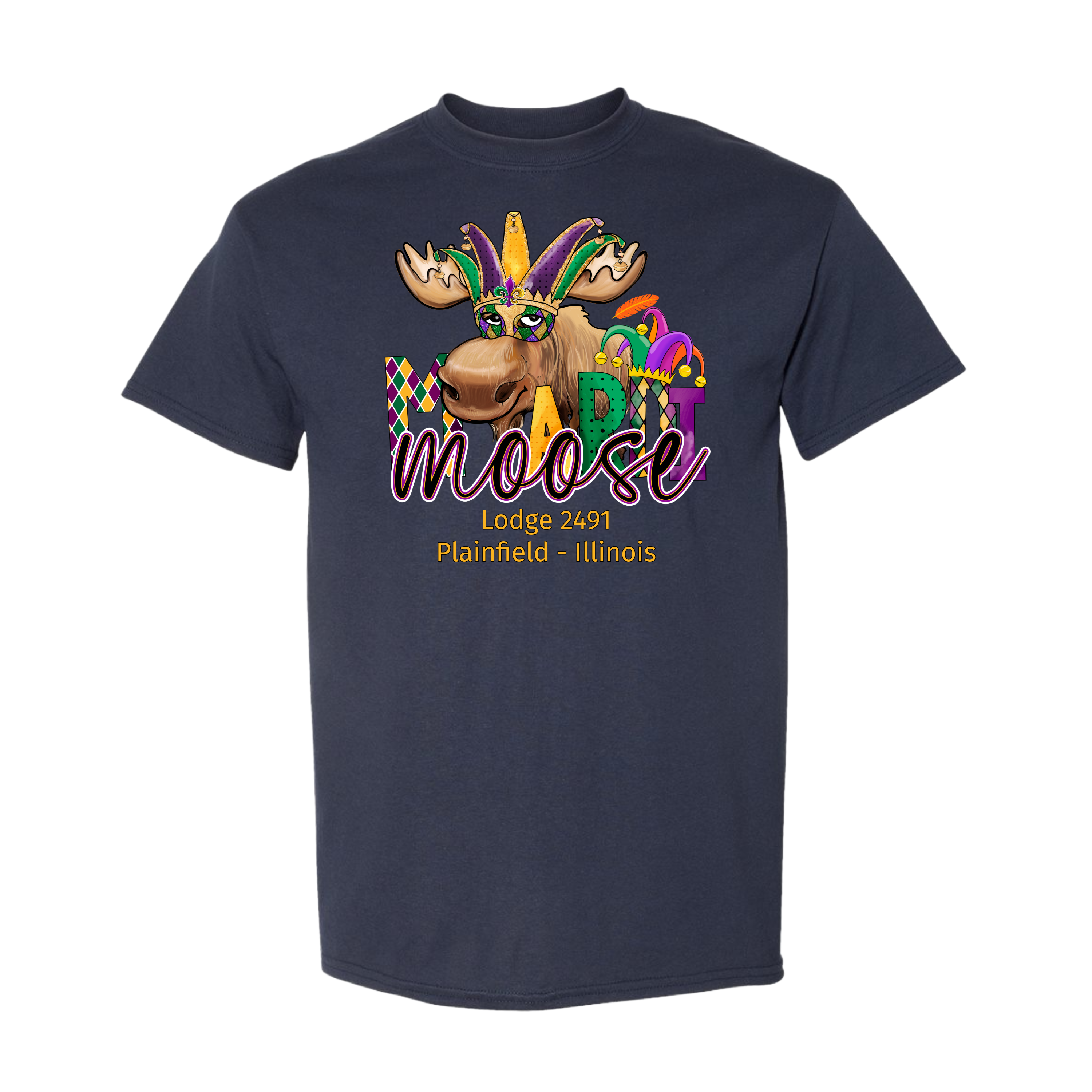Lodge 2491 - Mardi Moose T-Shirt