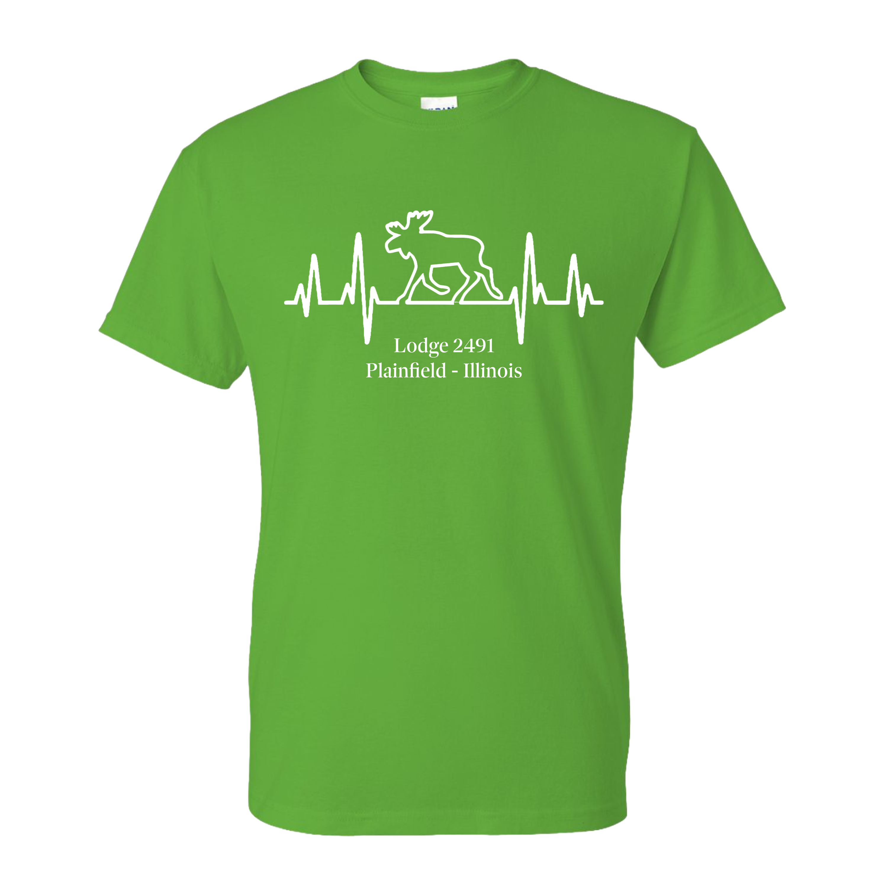 Lodge 2491 - Moose Heartbeat T-Shirt