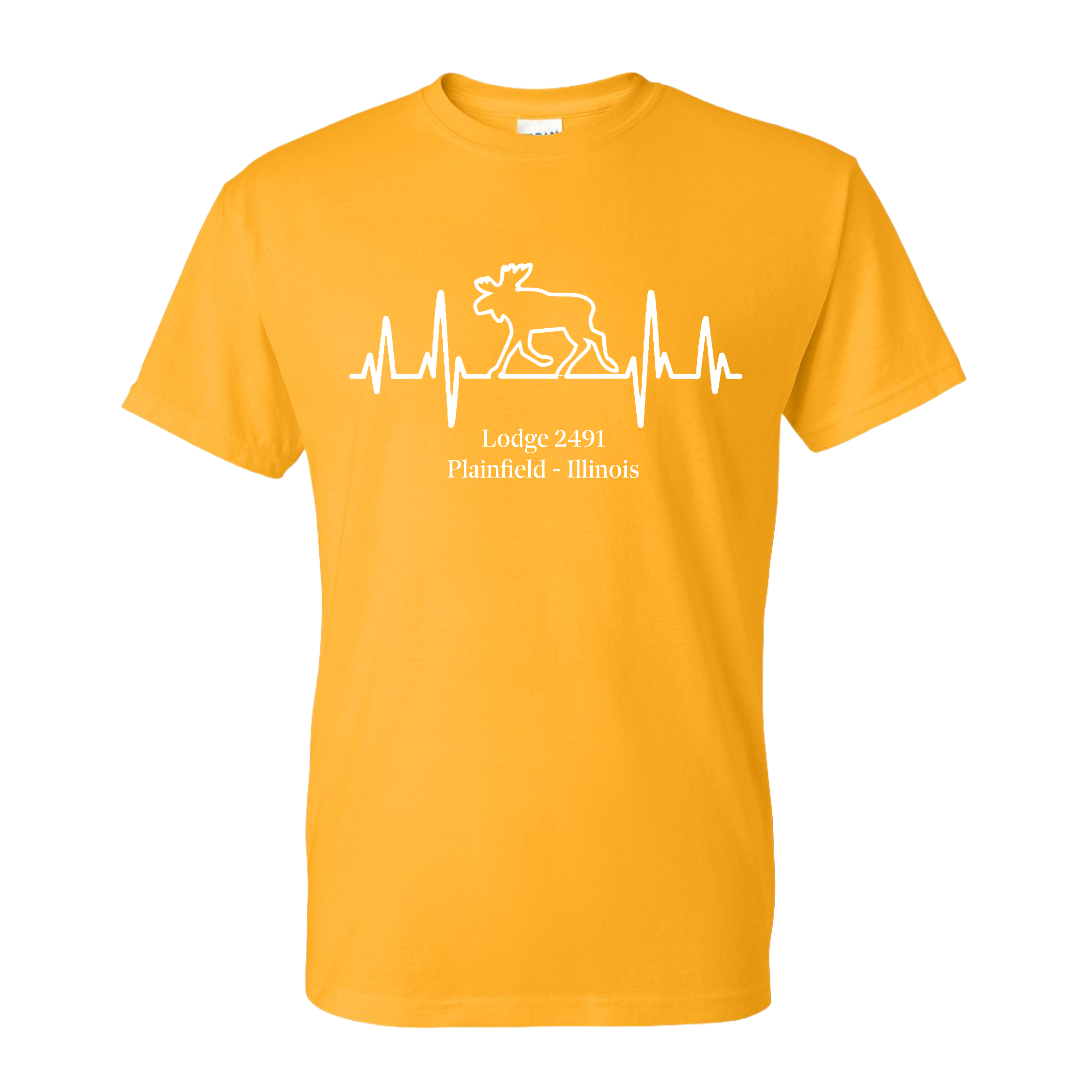 Lodge 2491 - Moose Heartbeat T-Shirt