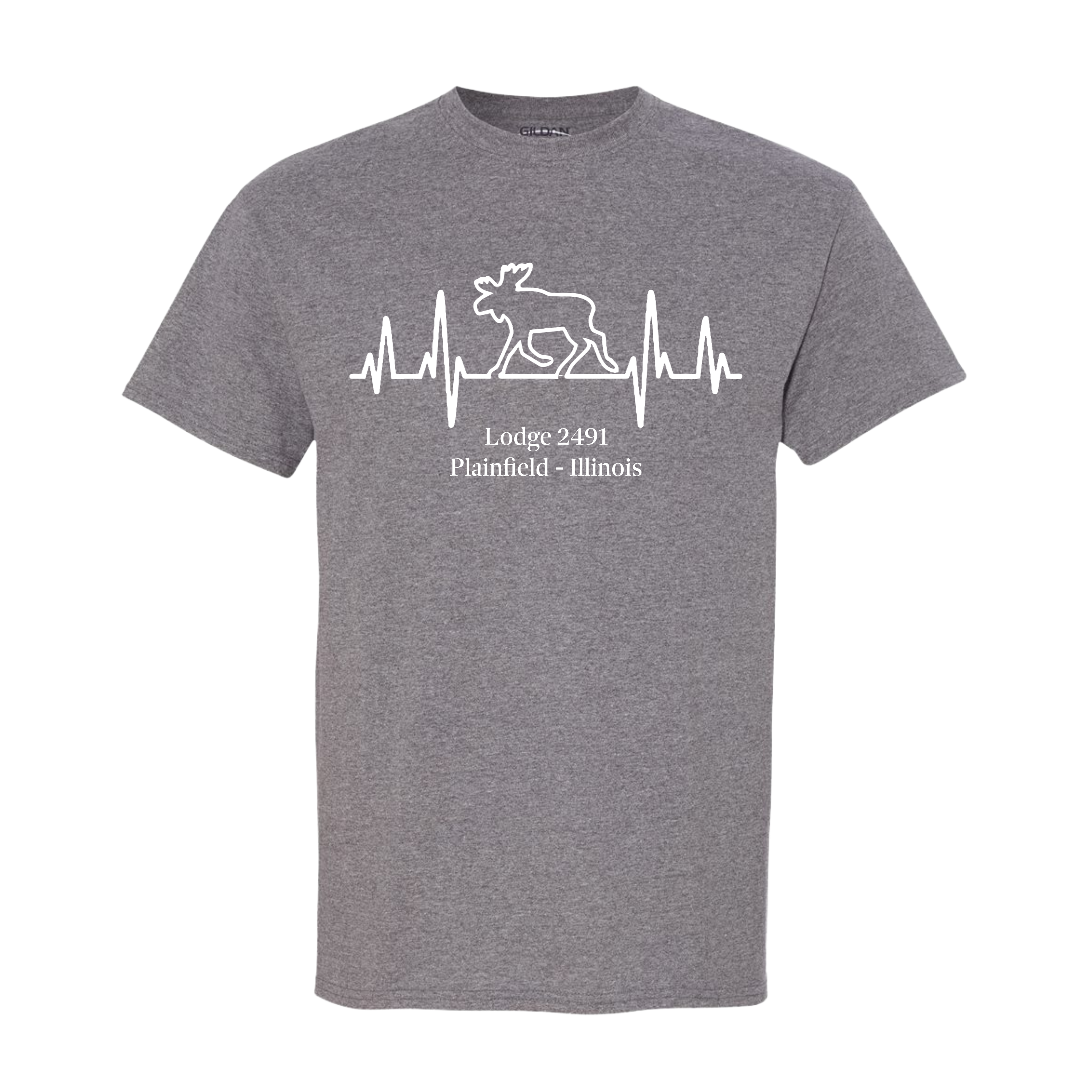 Lodge 2491 - Moose Heartbeat T-Shirt
