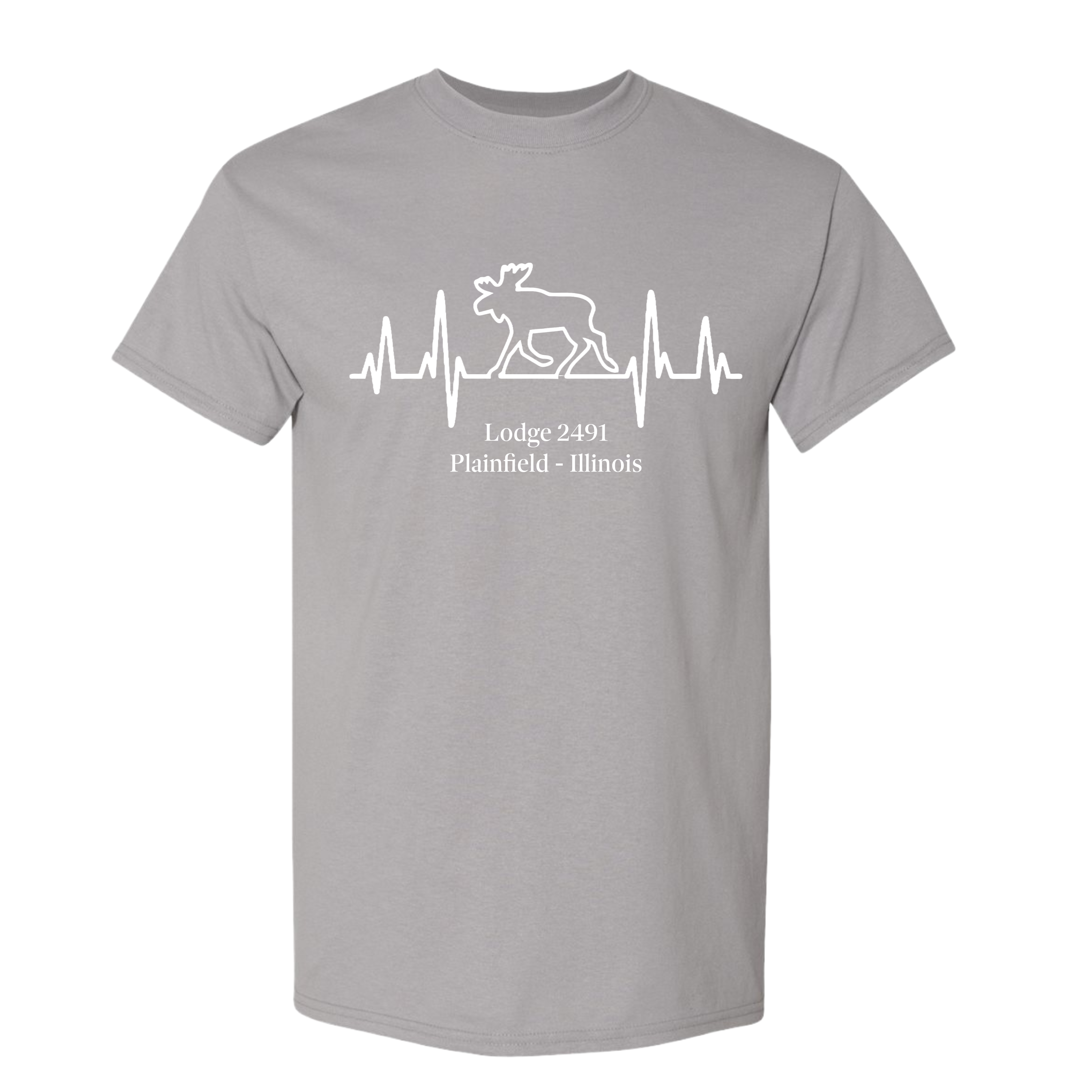 Lodge 2491 - Moose Heartbeat T-Shirt