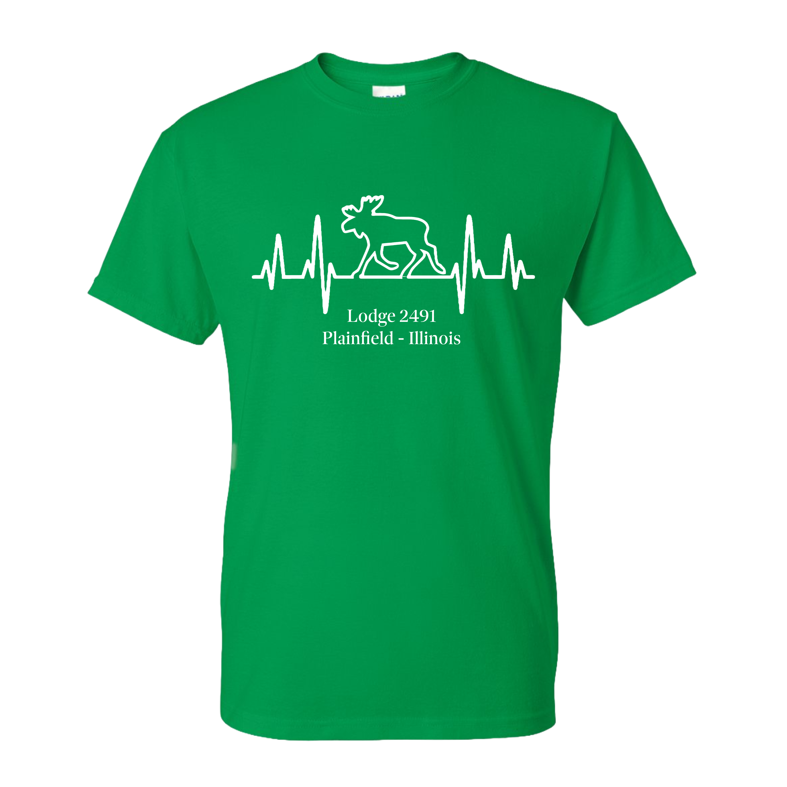 Lodge 2491 - Moose Heartbeat T-Shirt