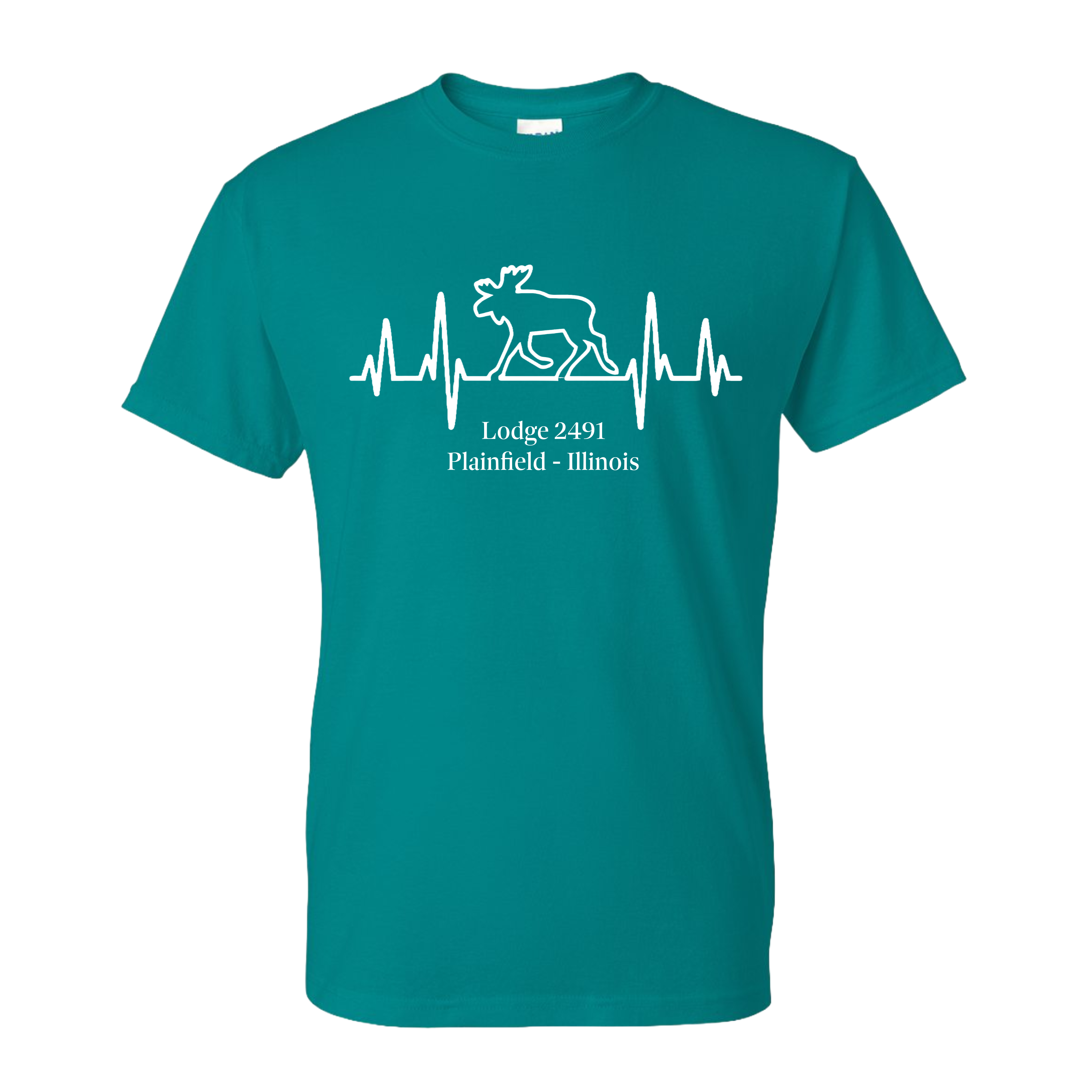 Lodge 2491 - Moose Heartbeat T-Shirt
