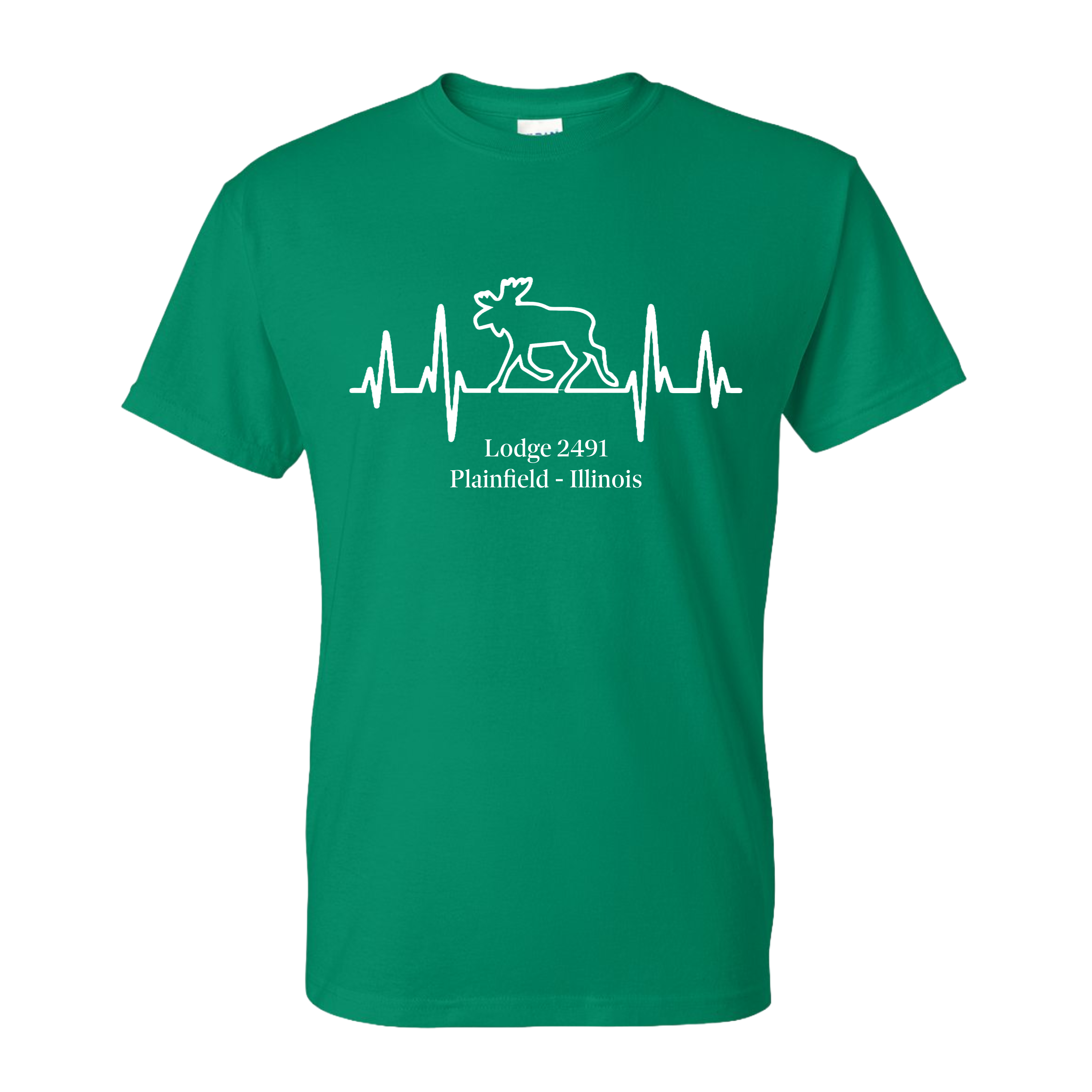 Lodge 2491 - Moose Heartbeat T-Shirt