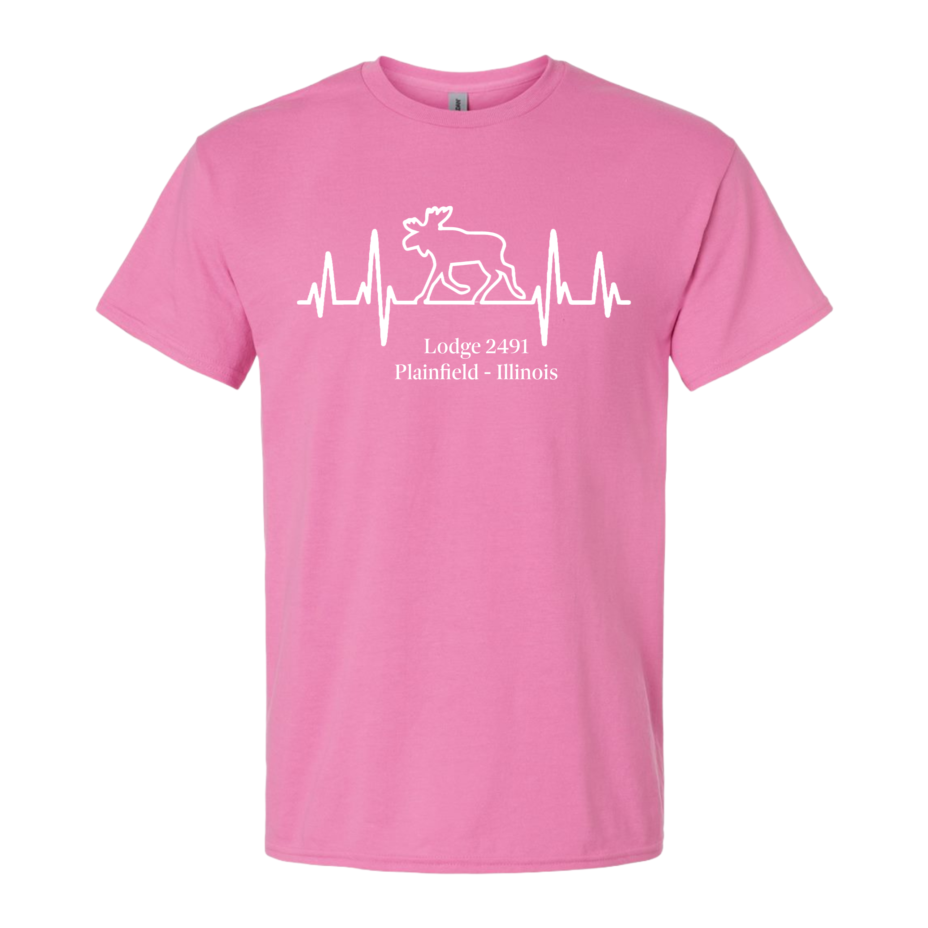 Lodge 2491 - Moose Heartbeat T-Shirt