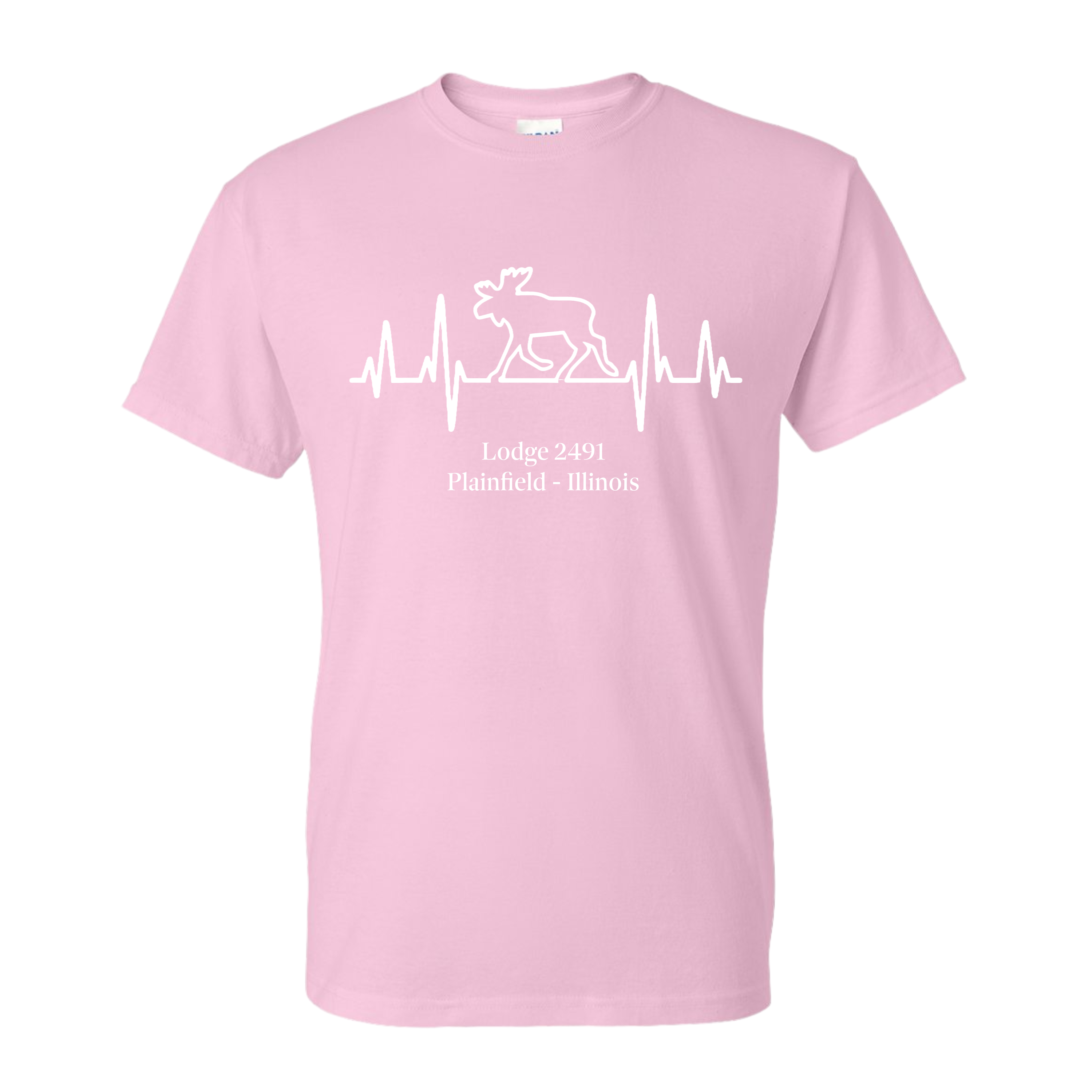 Lodge 2491 - Moose Heartbeat T-Shirt
