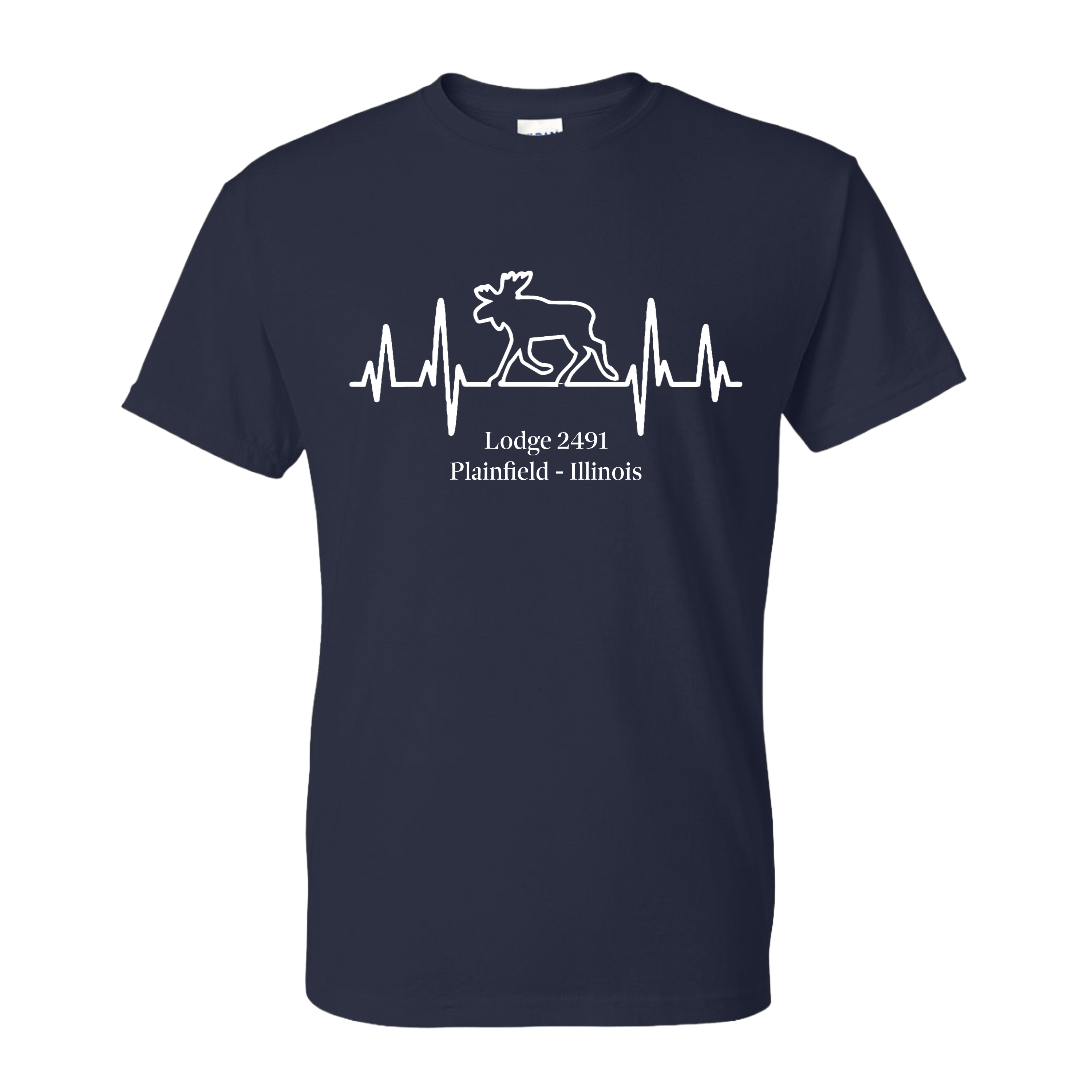 Lodge 2491 - Moose Heartbeat T-Shirt