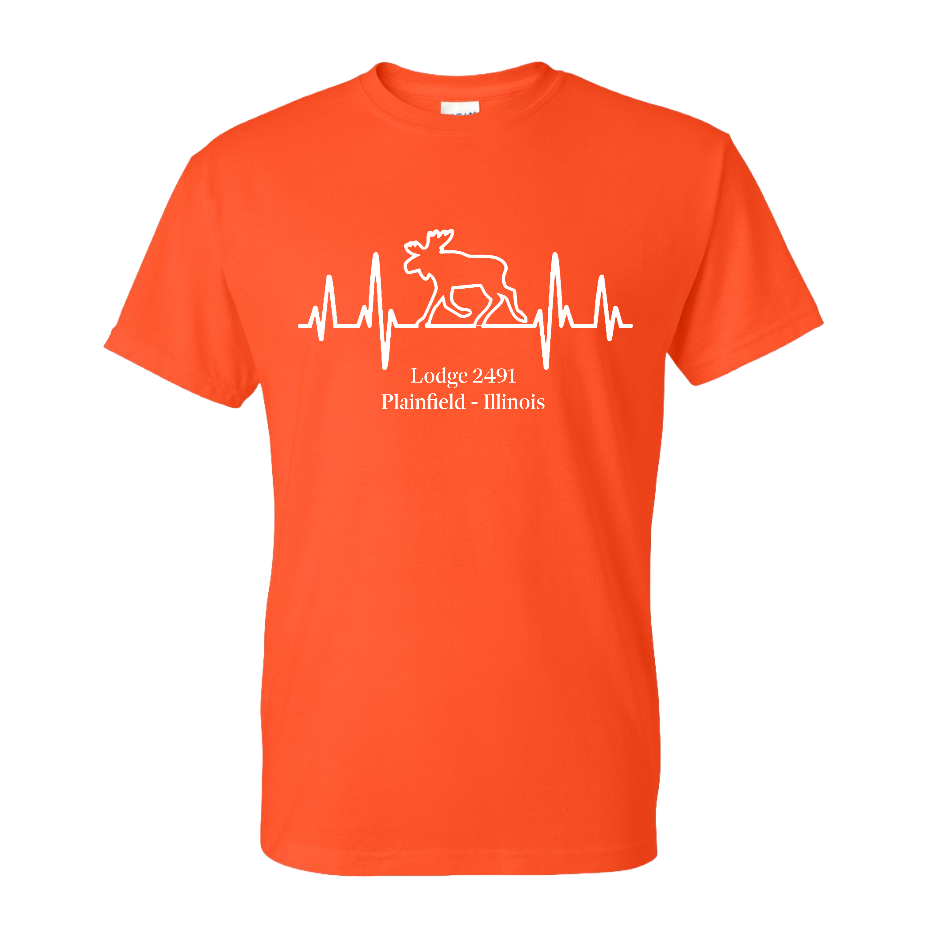 Lodge 2491 - Moose Heartbeat T-Shirt