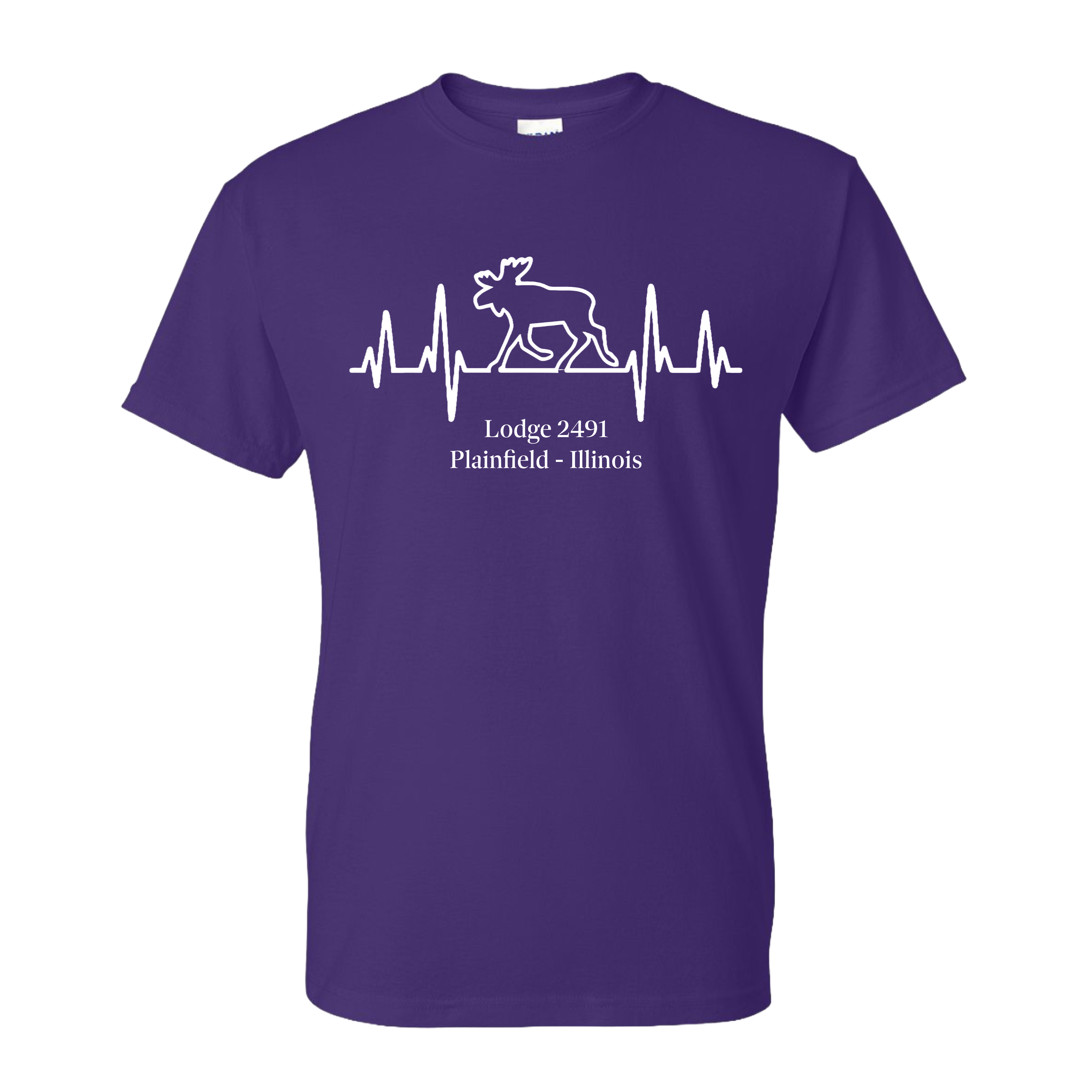 Lodge 2491 - Moose Heartbeat T-Shirt