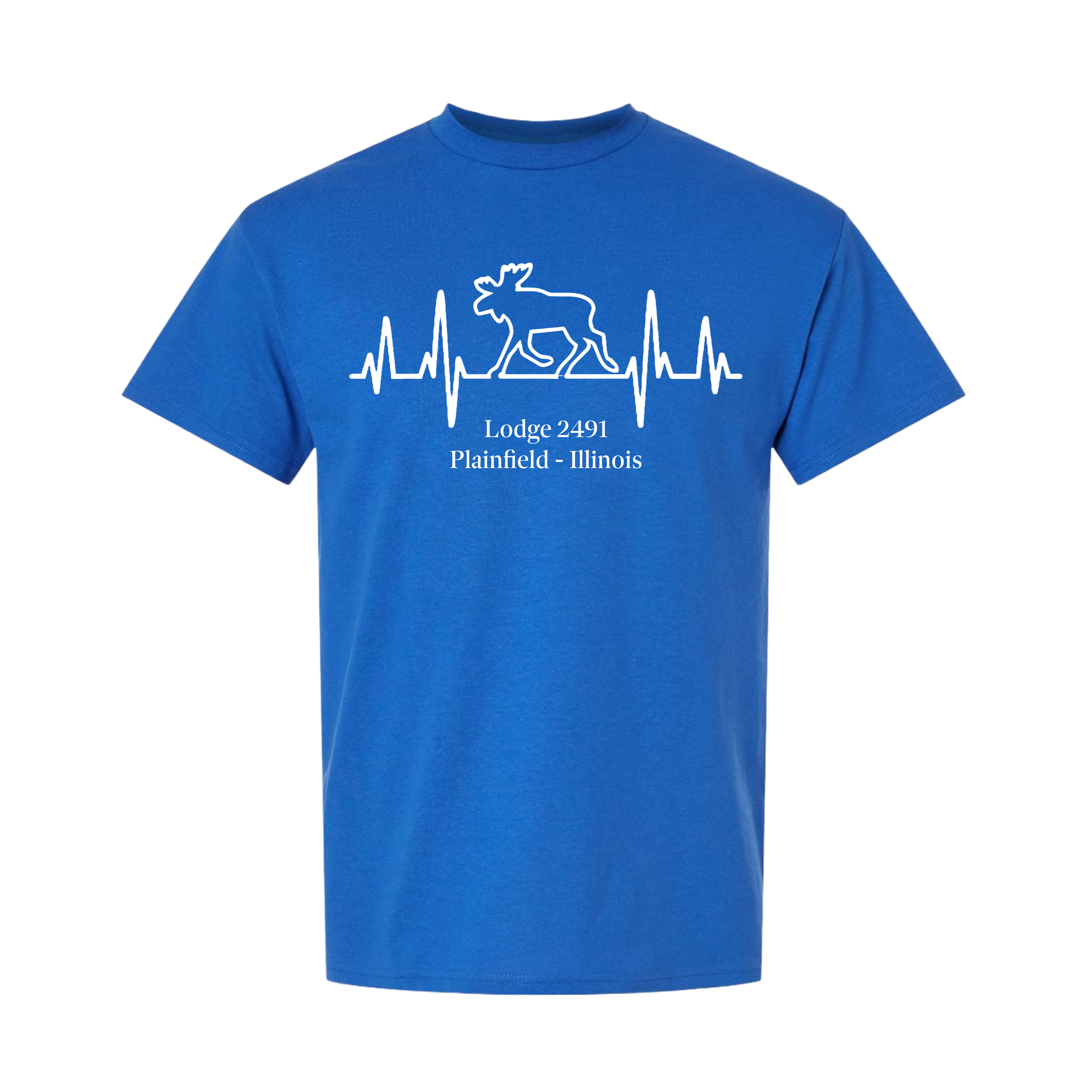 Lodge 2491 - Moose Heartbeat T-Shirt