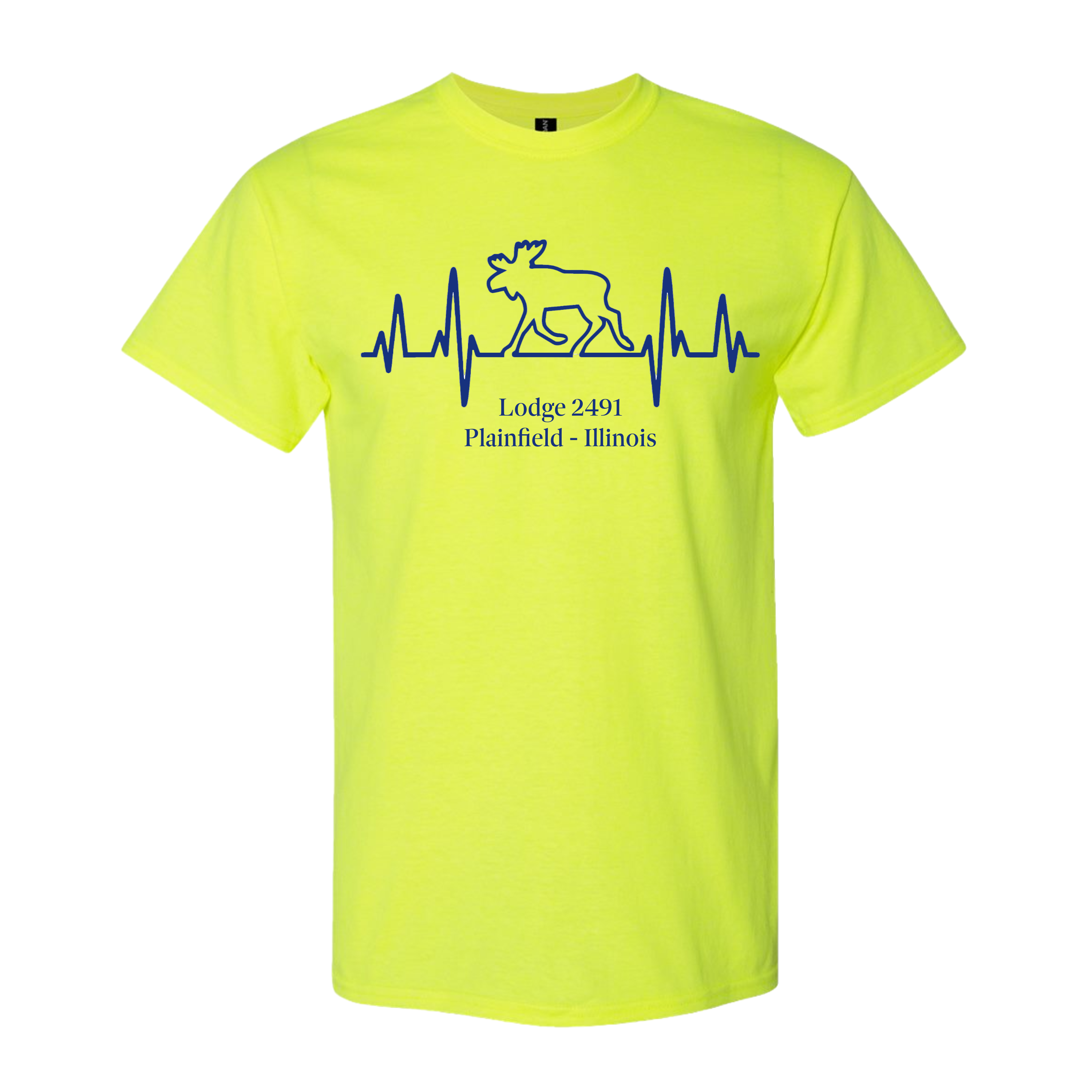 Lodge 2491 - Moose Heartbeat T-Shirt