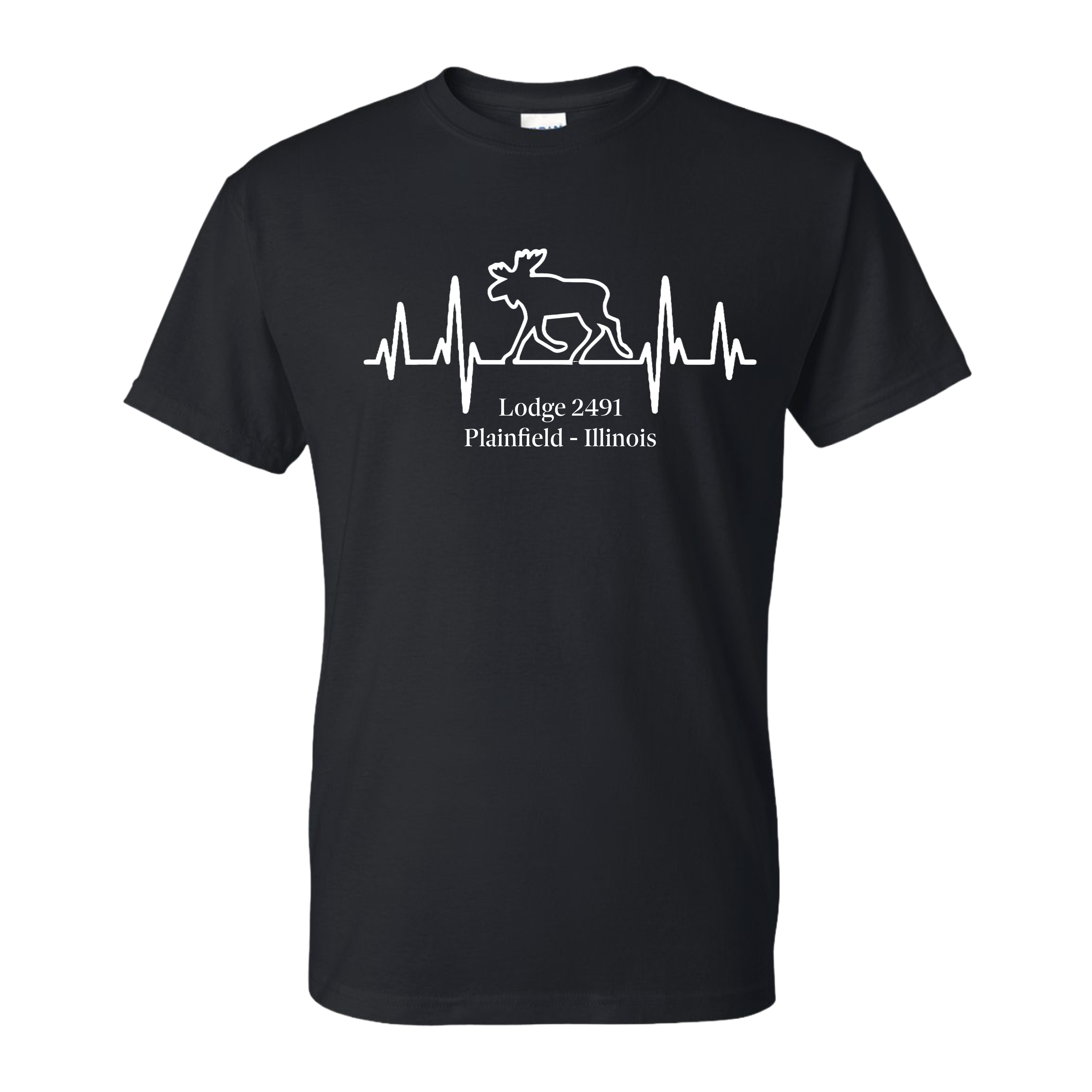 Lodge 2491 - Moose Heartbeat T-Shirt