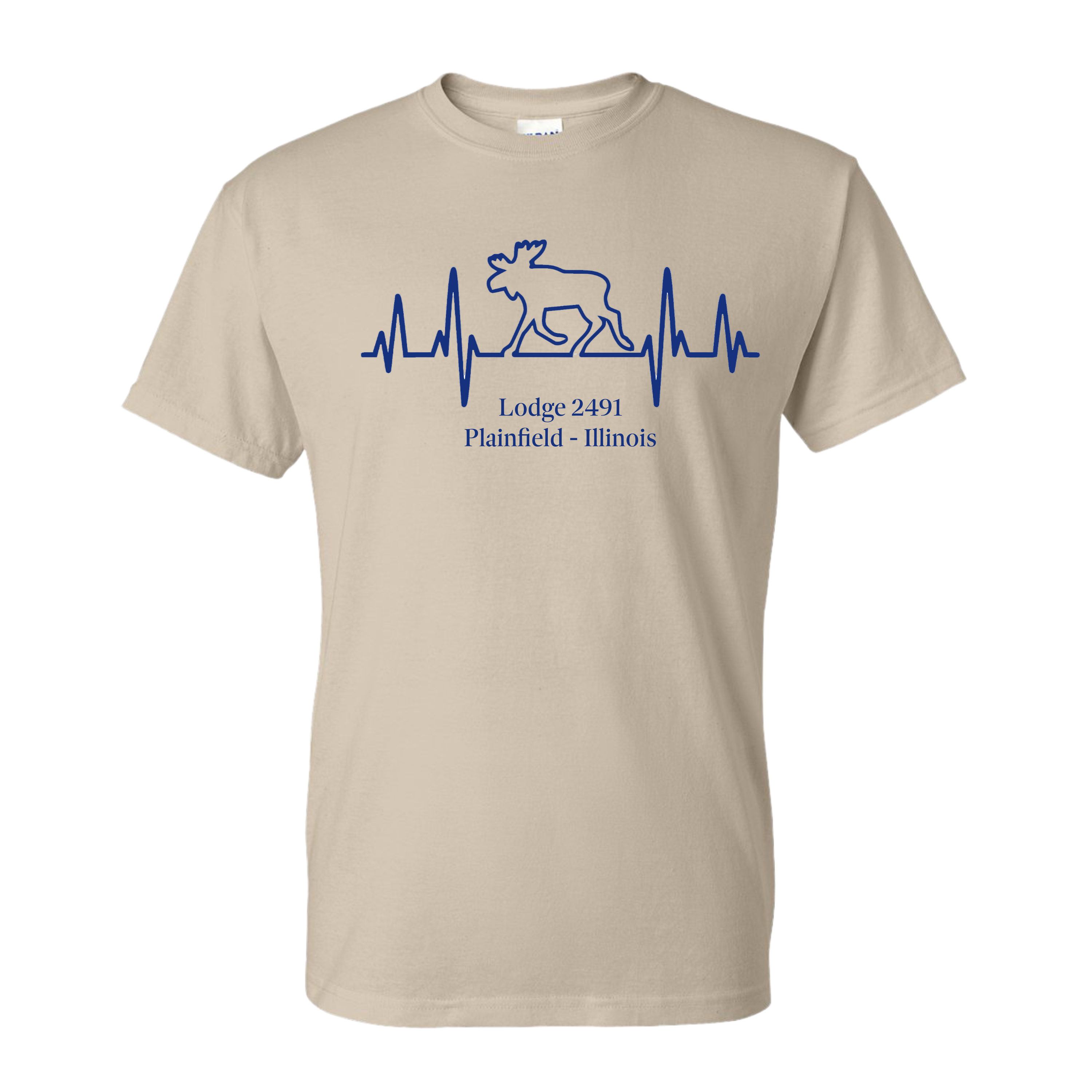 Lodge 2491 - Moose Heartbeat T-Shirt