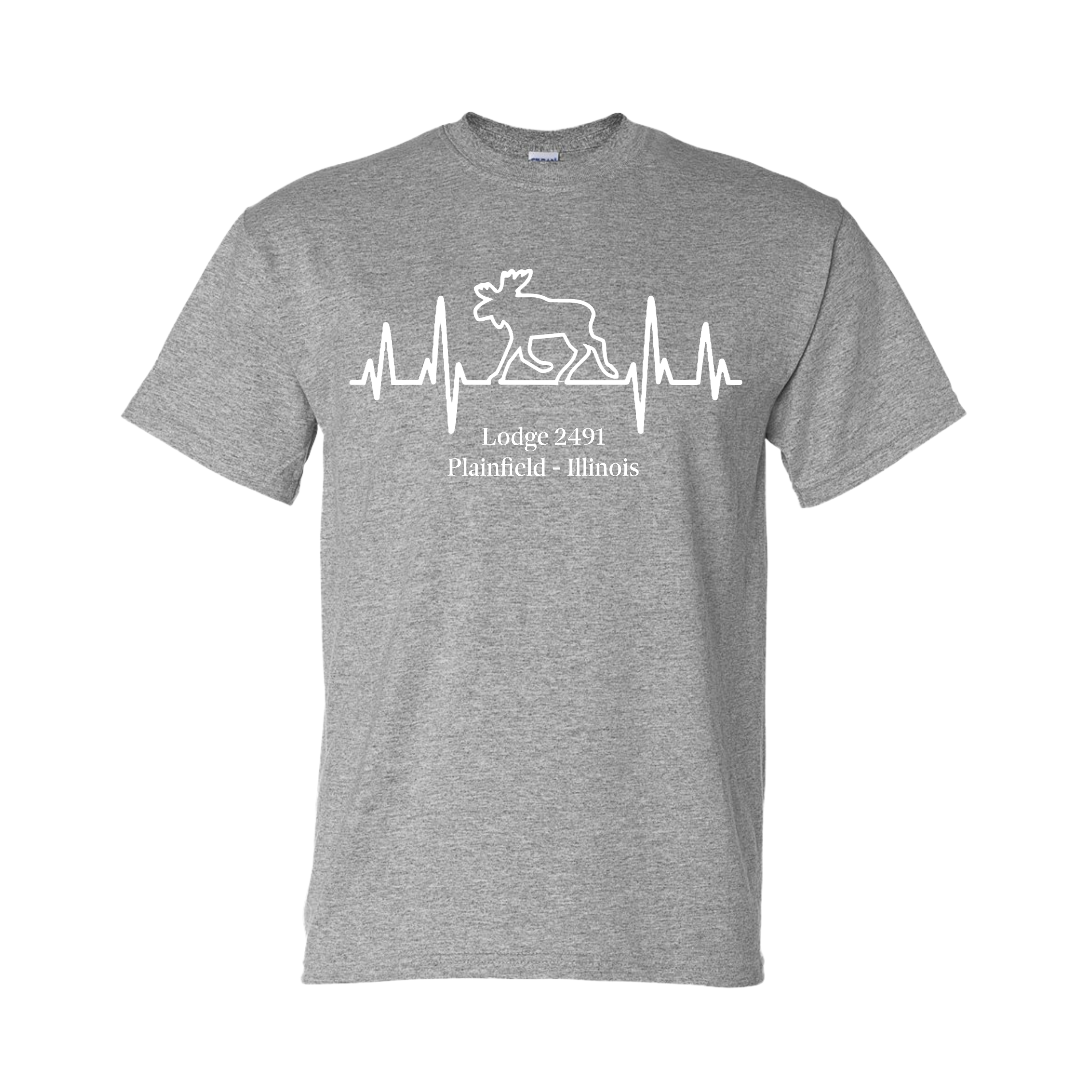 Lodge 2491 - Moose Heartbeat T-Shirt
